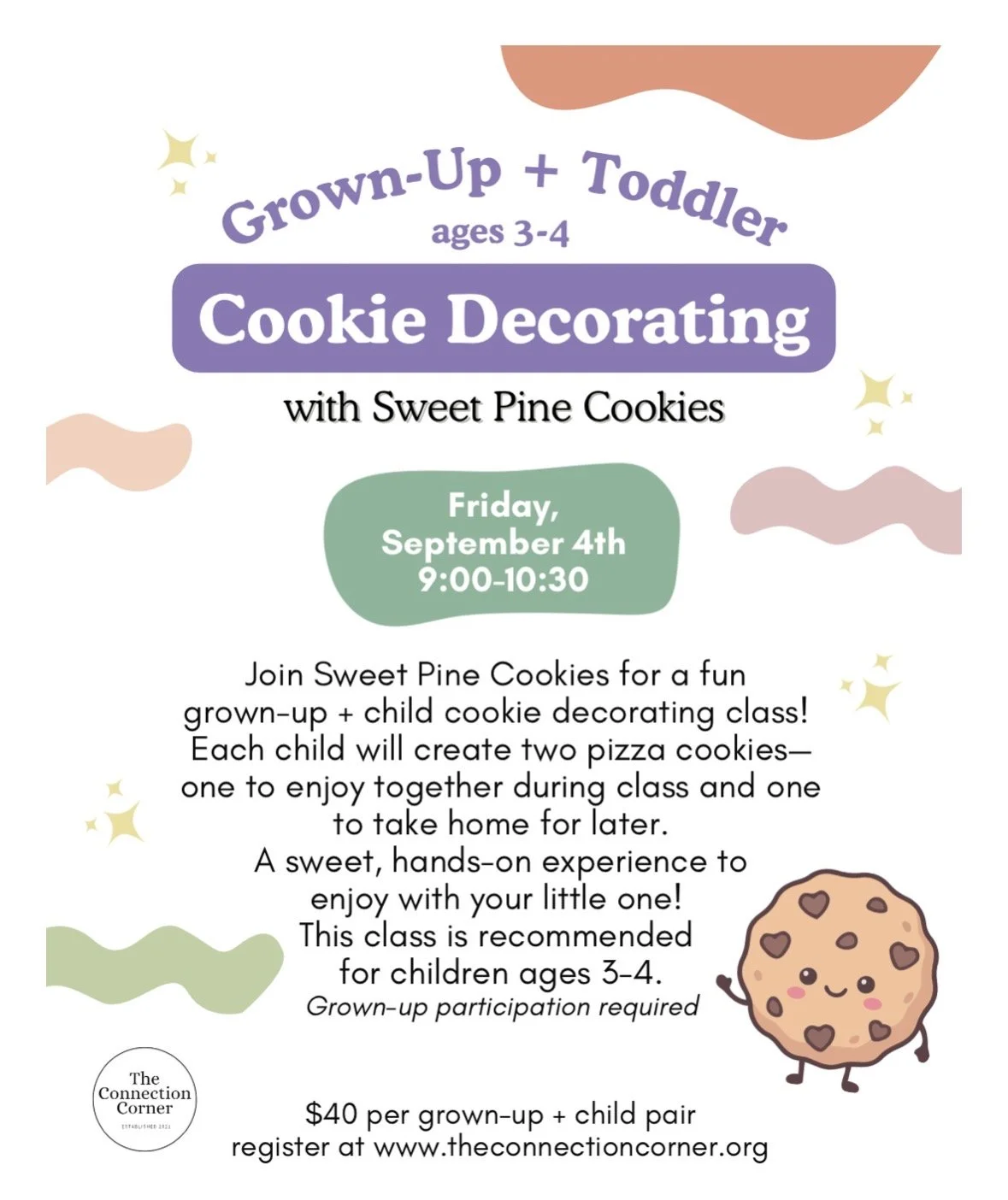 Toddler + Grown-up Cookie Decorating 