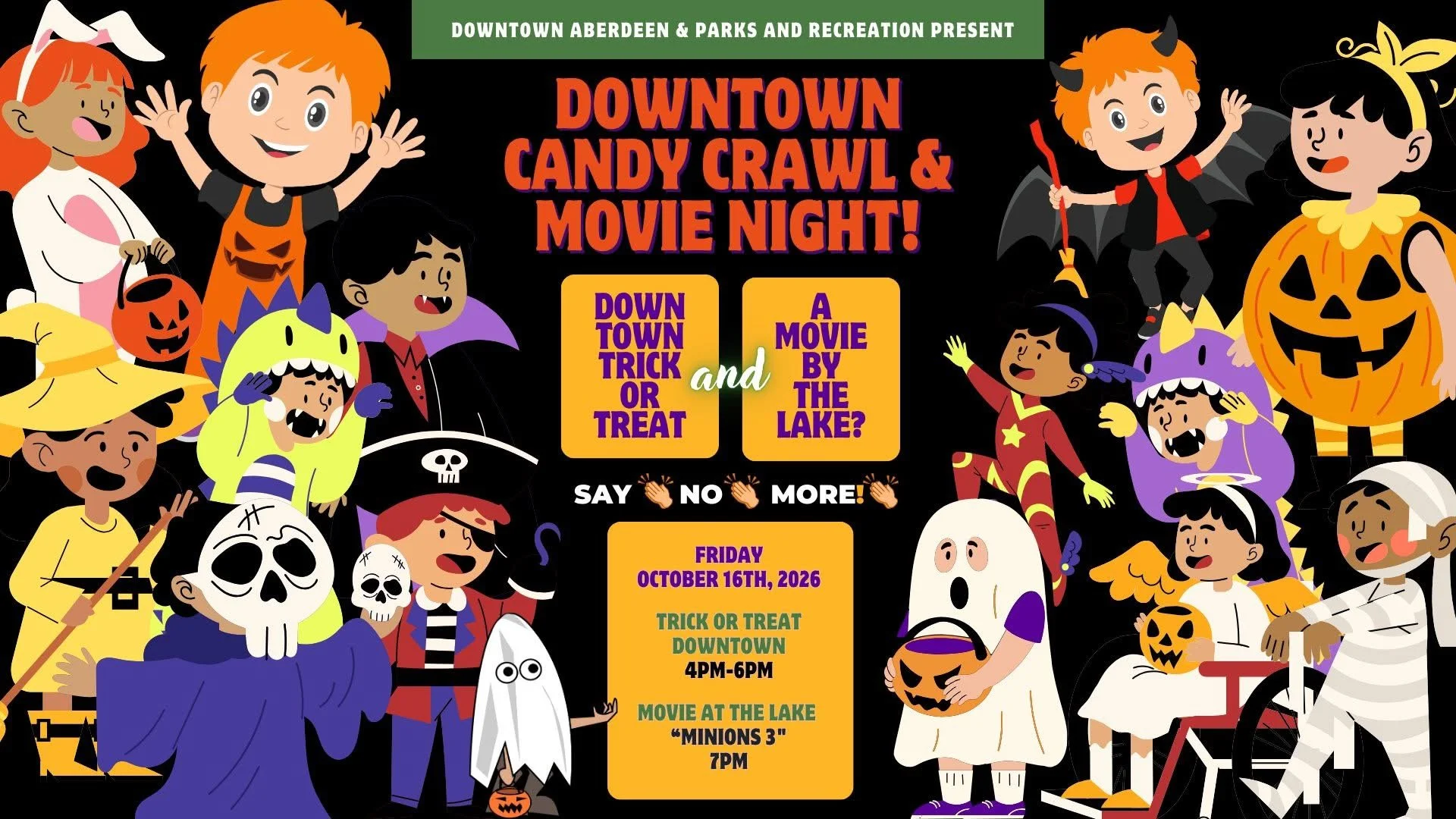 Downtown Candy Crawl + Movie by the Lake 
