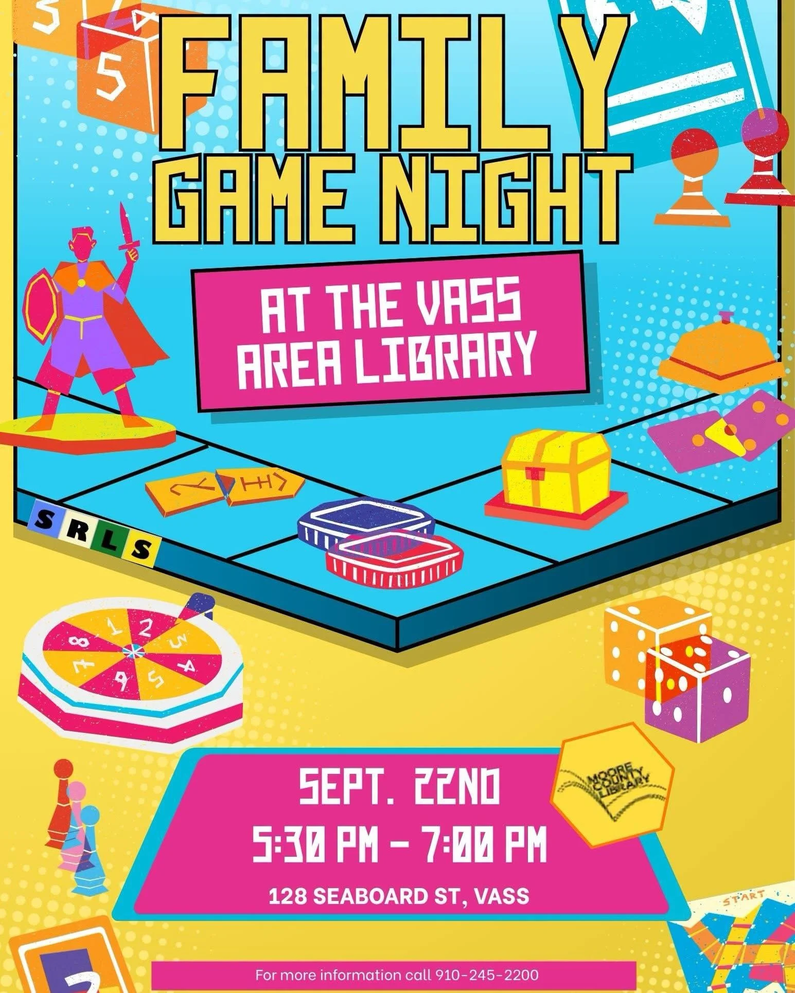 Family Game Night at the Library