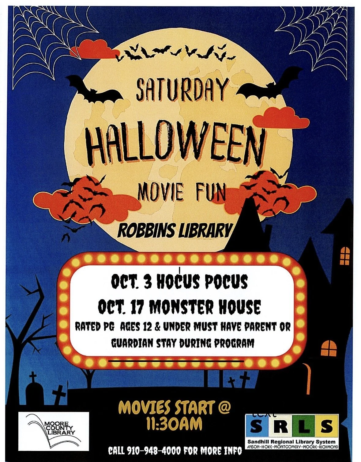 Saturday Movie Halloween Fun