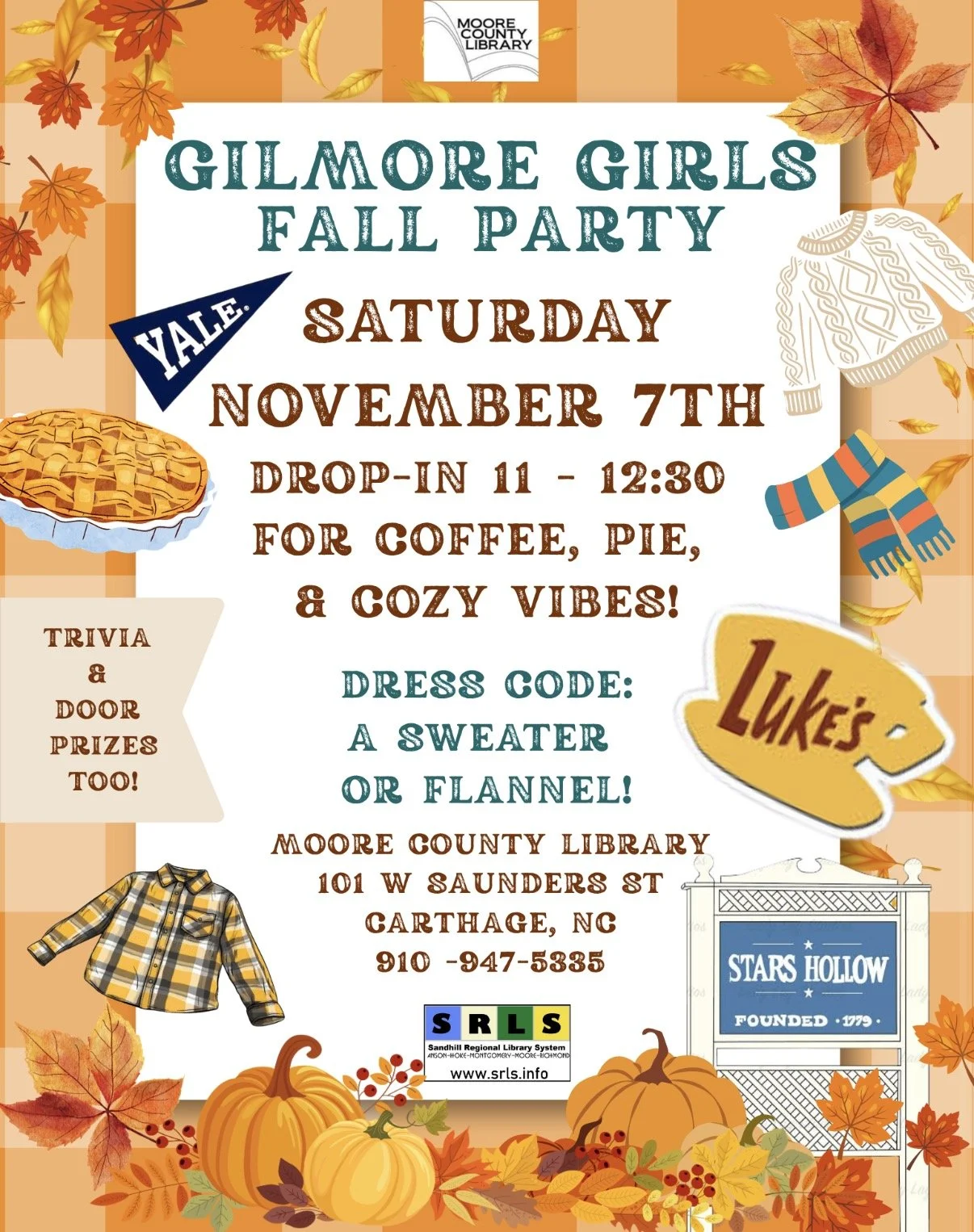 Gilmore Girls Party at the Library