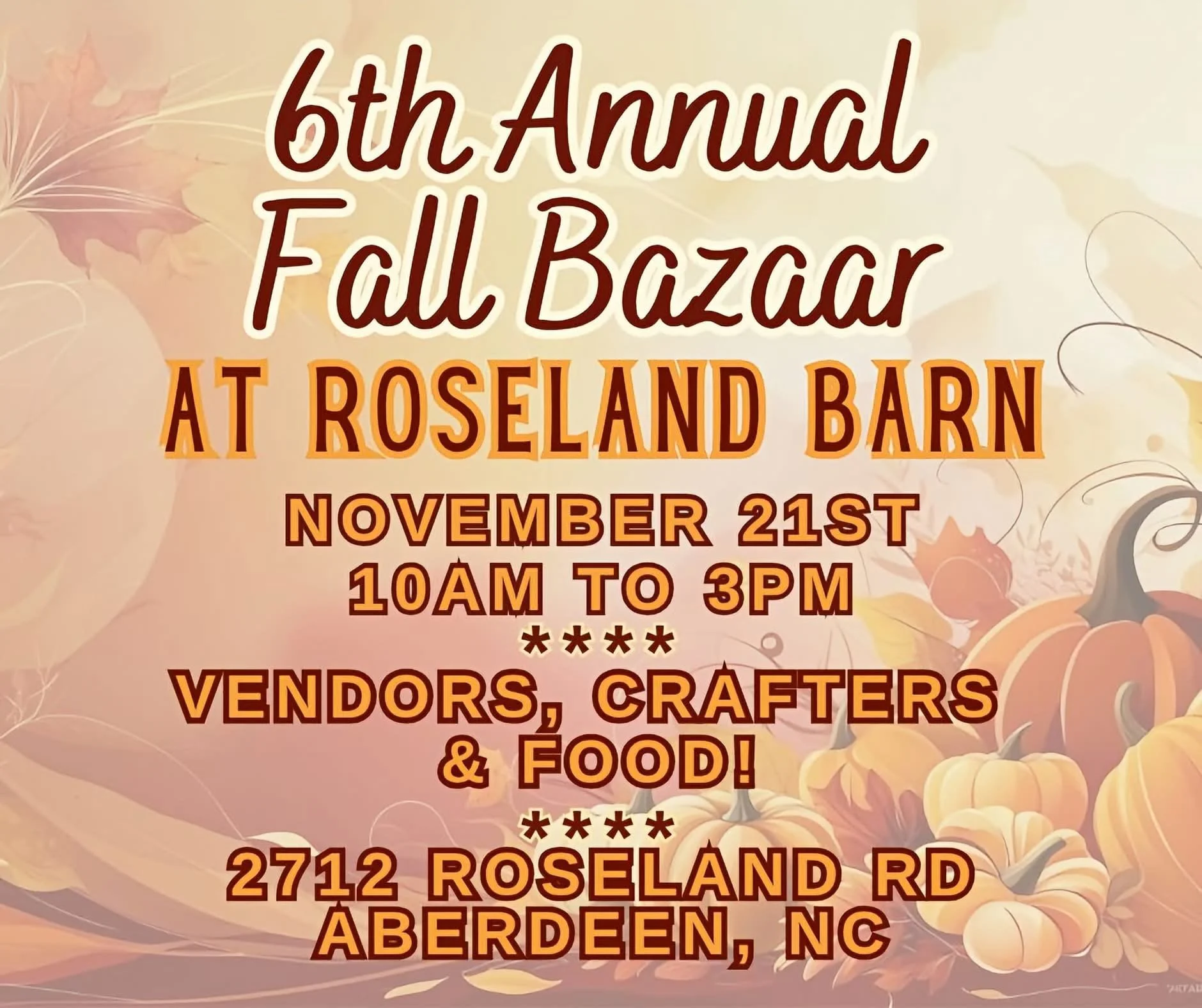 Fall Bazaar 