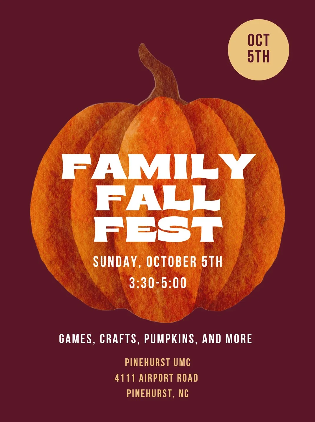 Family Fall Fest at PUMC