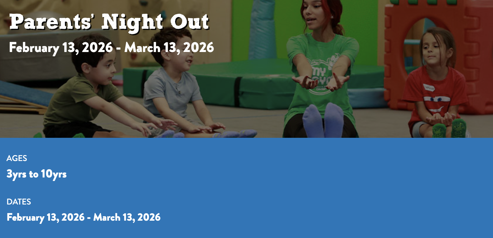 Parents' Night Out (Ages 3-10)