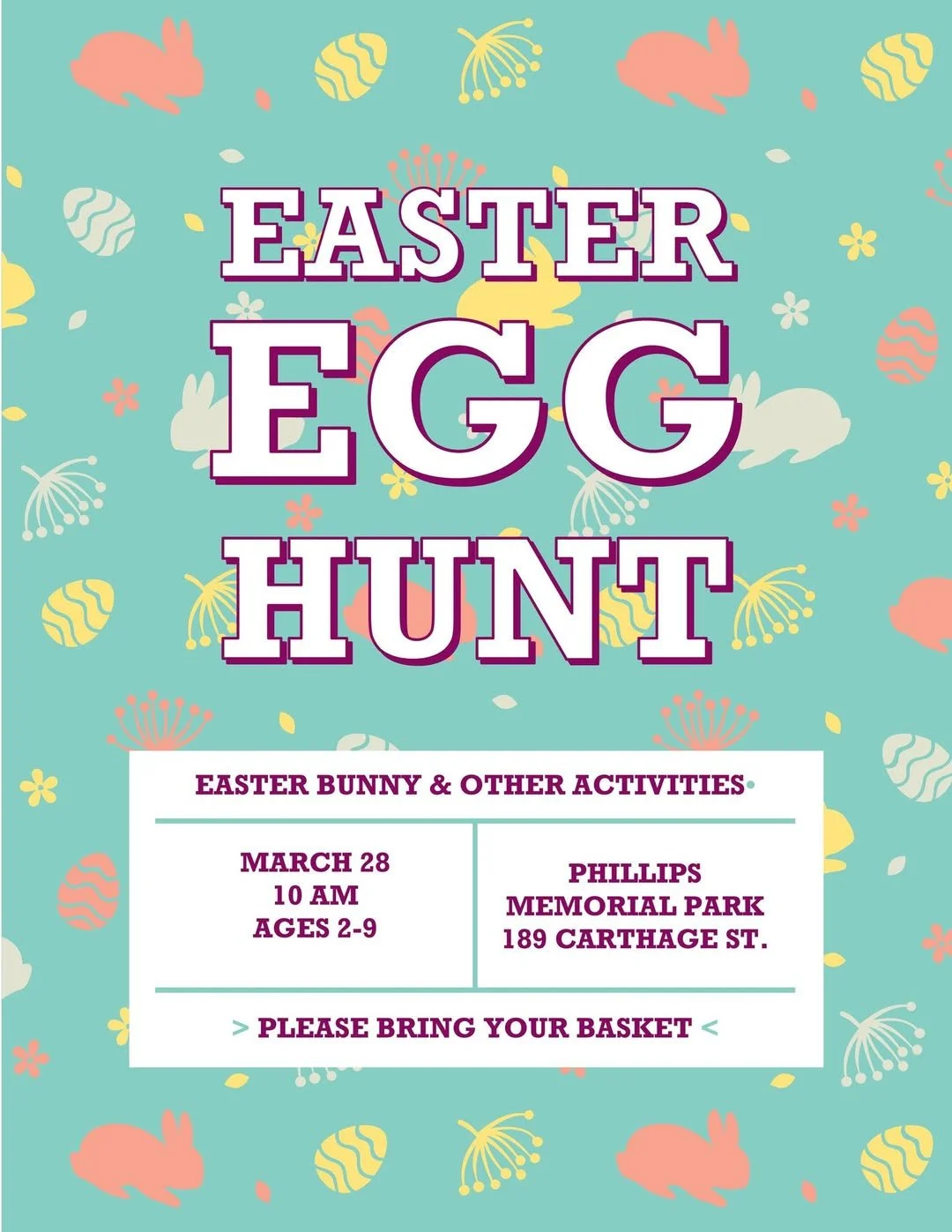 Easter Egg Hunt 2026 Town of Cameron, NC