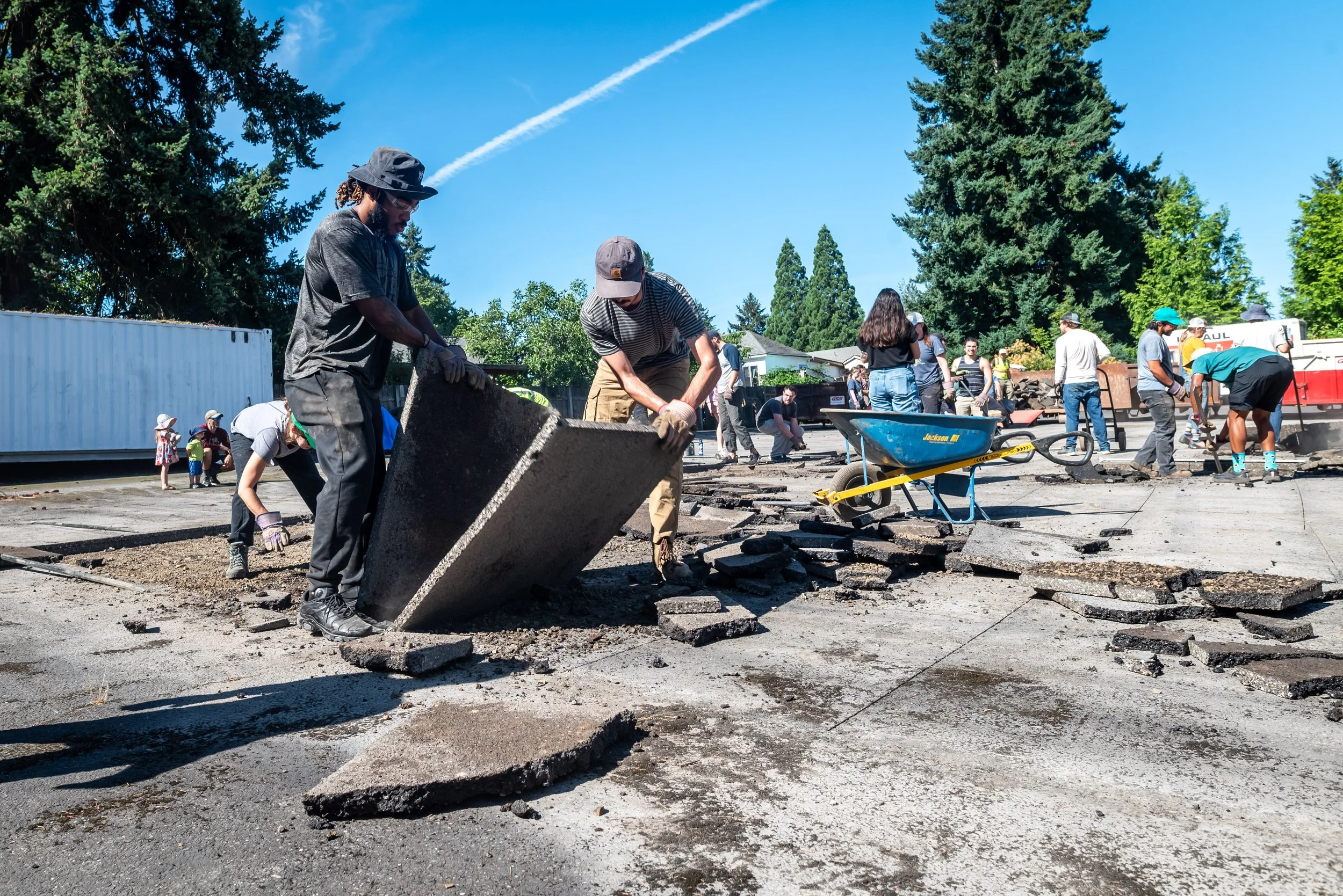 depaving at morning star