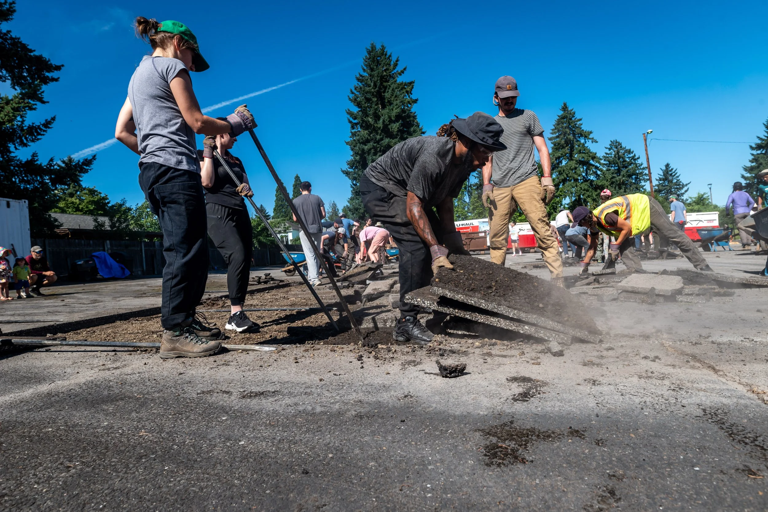 Depaving Depaving Event at Chief Joseph Elementary School - EVENT FULL — Depave