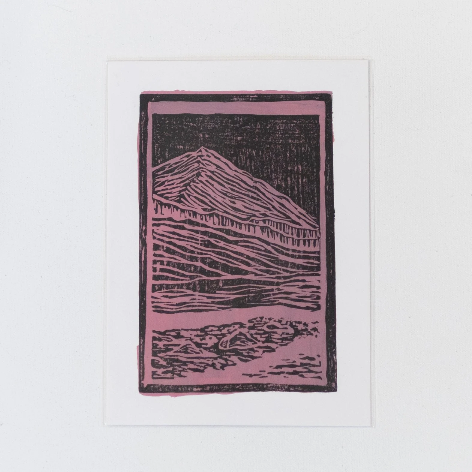 Scottish Coast(Pink) - 7in x 5in - 1 Available 