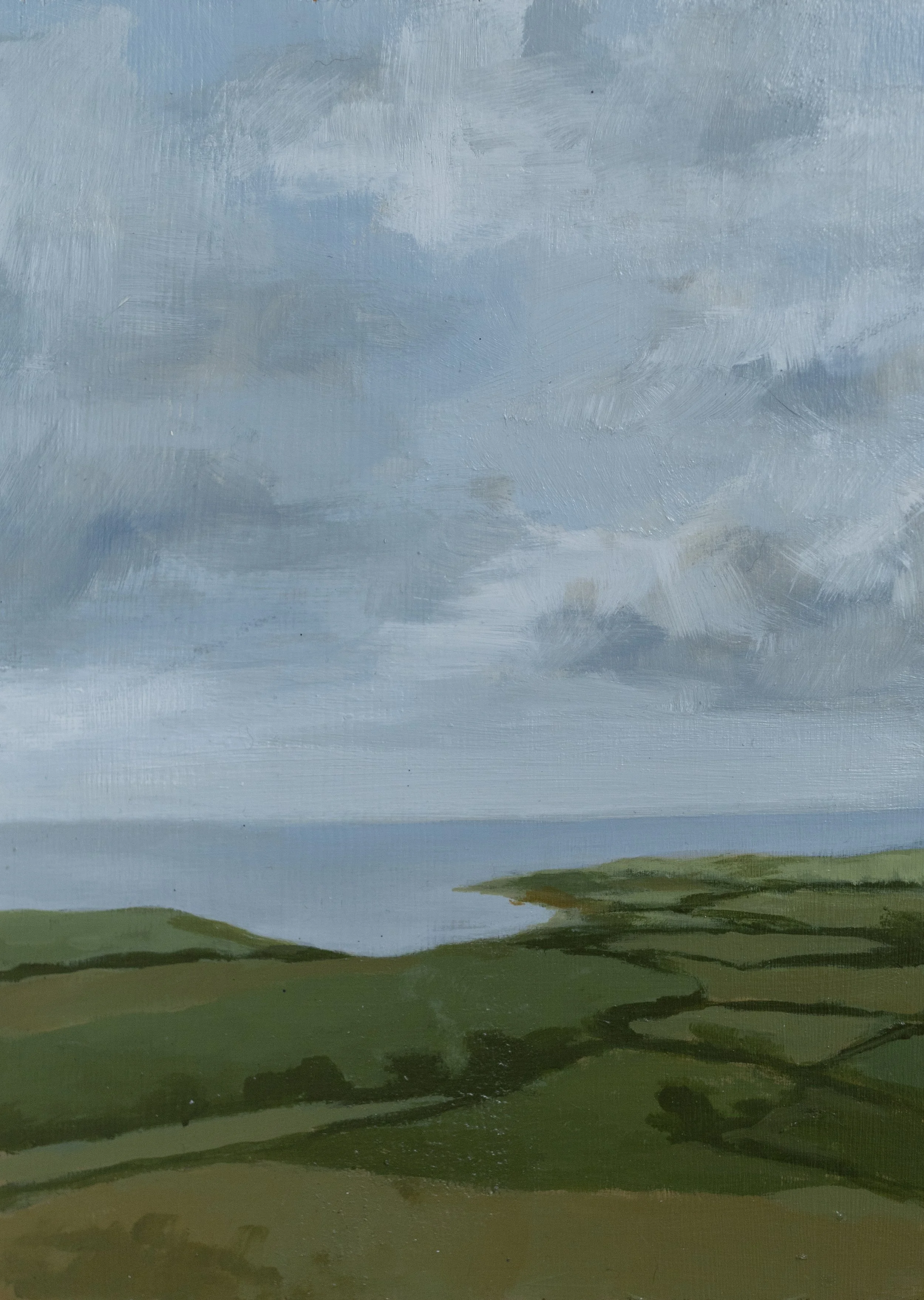 Coastline Panel, 12in x 9in, Acrylic on Panel @ Grazing Ground in Elk Creek, VA - $200