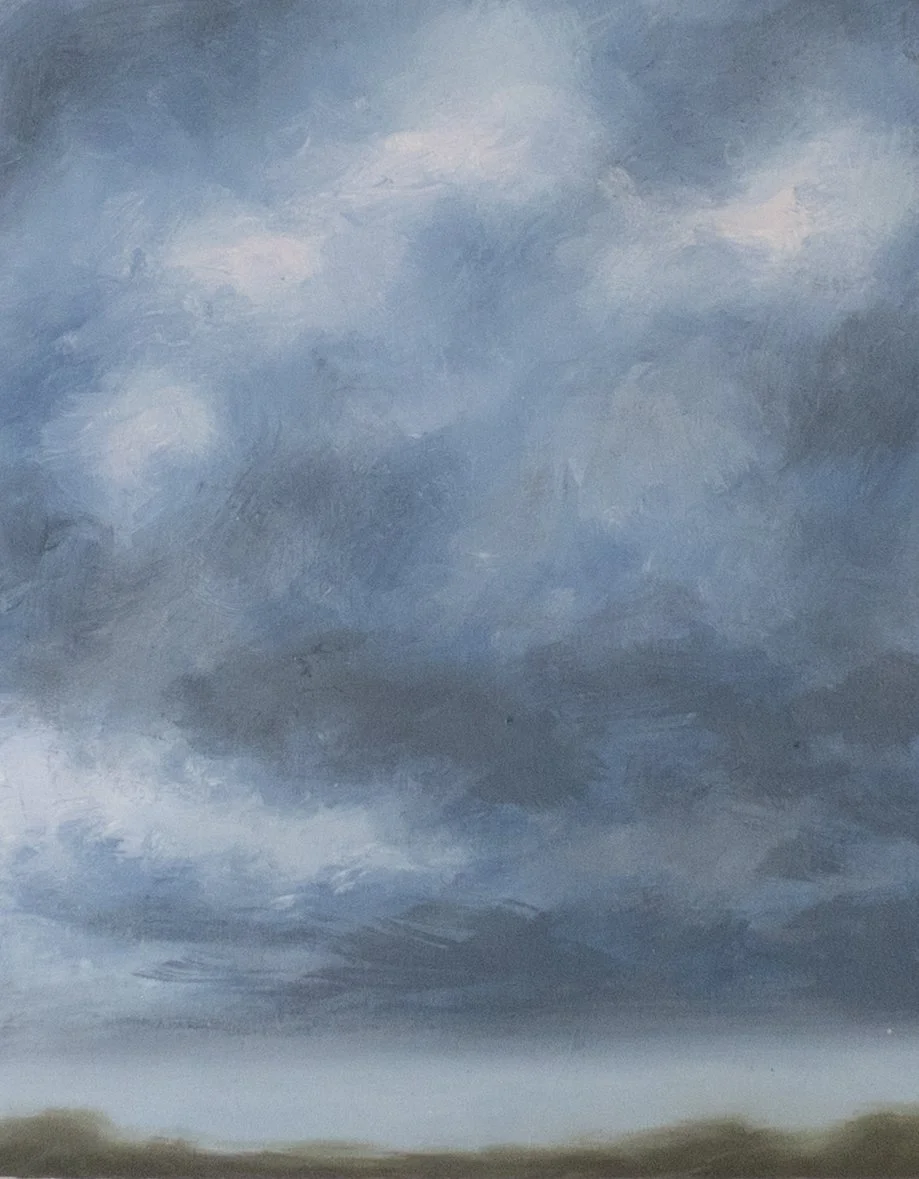 Cloud Study #3, 7in x 5in, Oil on Paper,	Summer 2026 - $80