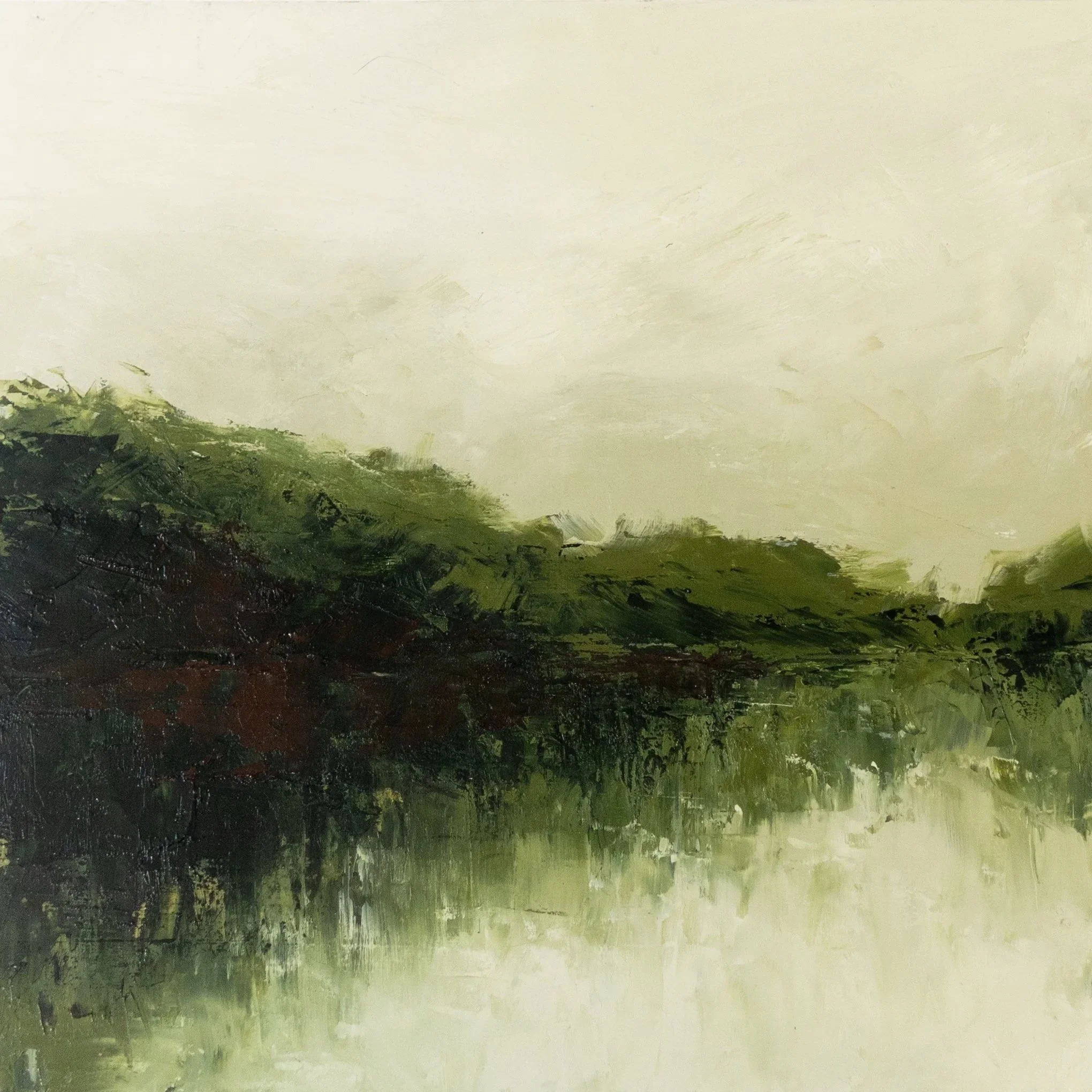 “Mirror” 12in x 12in, Oil on Panel, 2026 - $125
