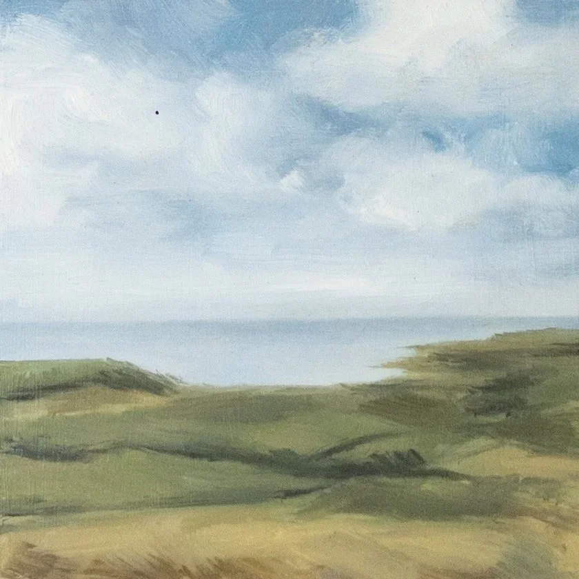 Overhead, 5in x 5in, Acrylic on Panel, 2026 - $40