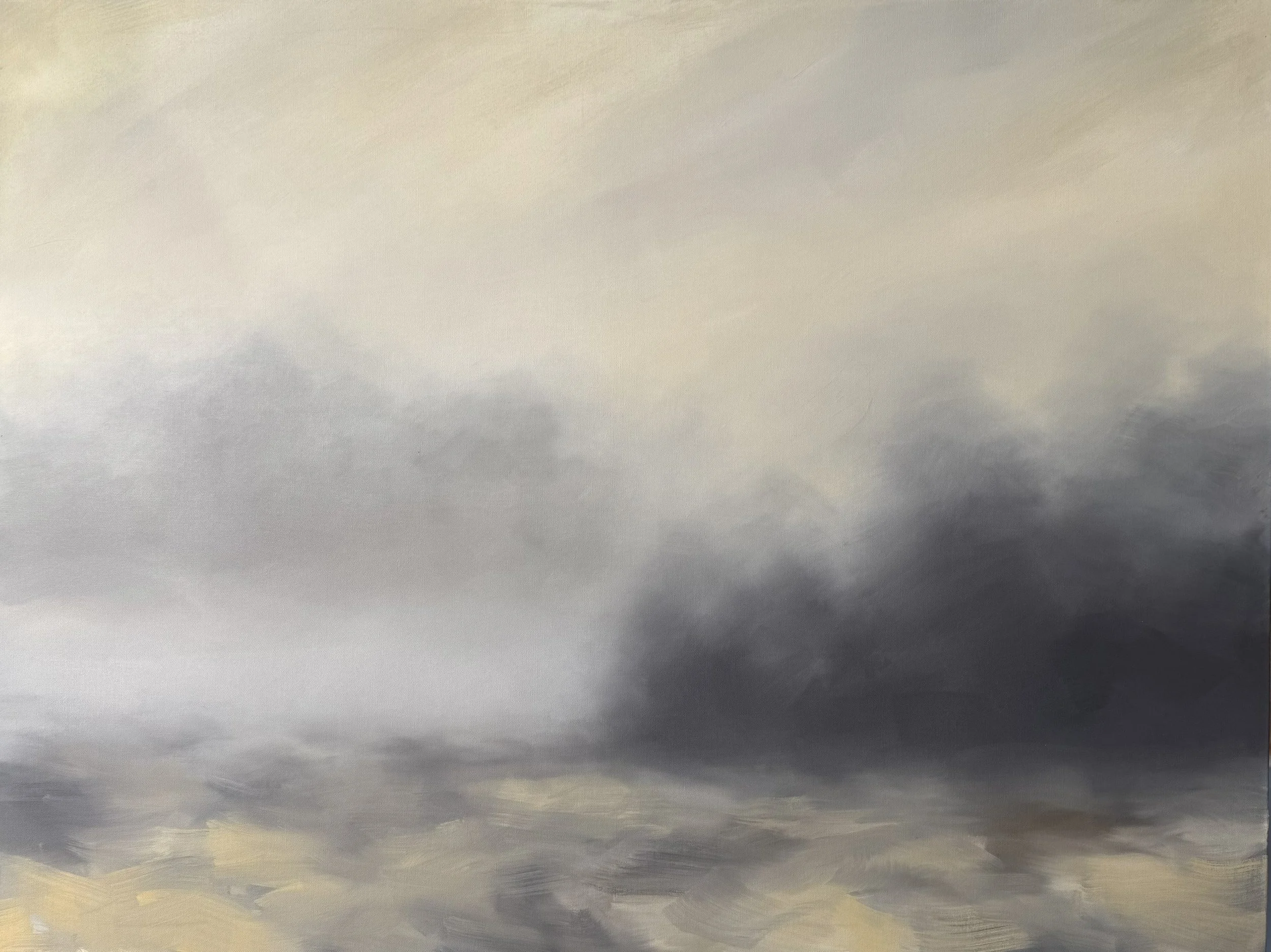 "Freakin Chilly" Oil on Canvas, 48in x 36in