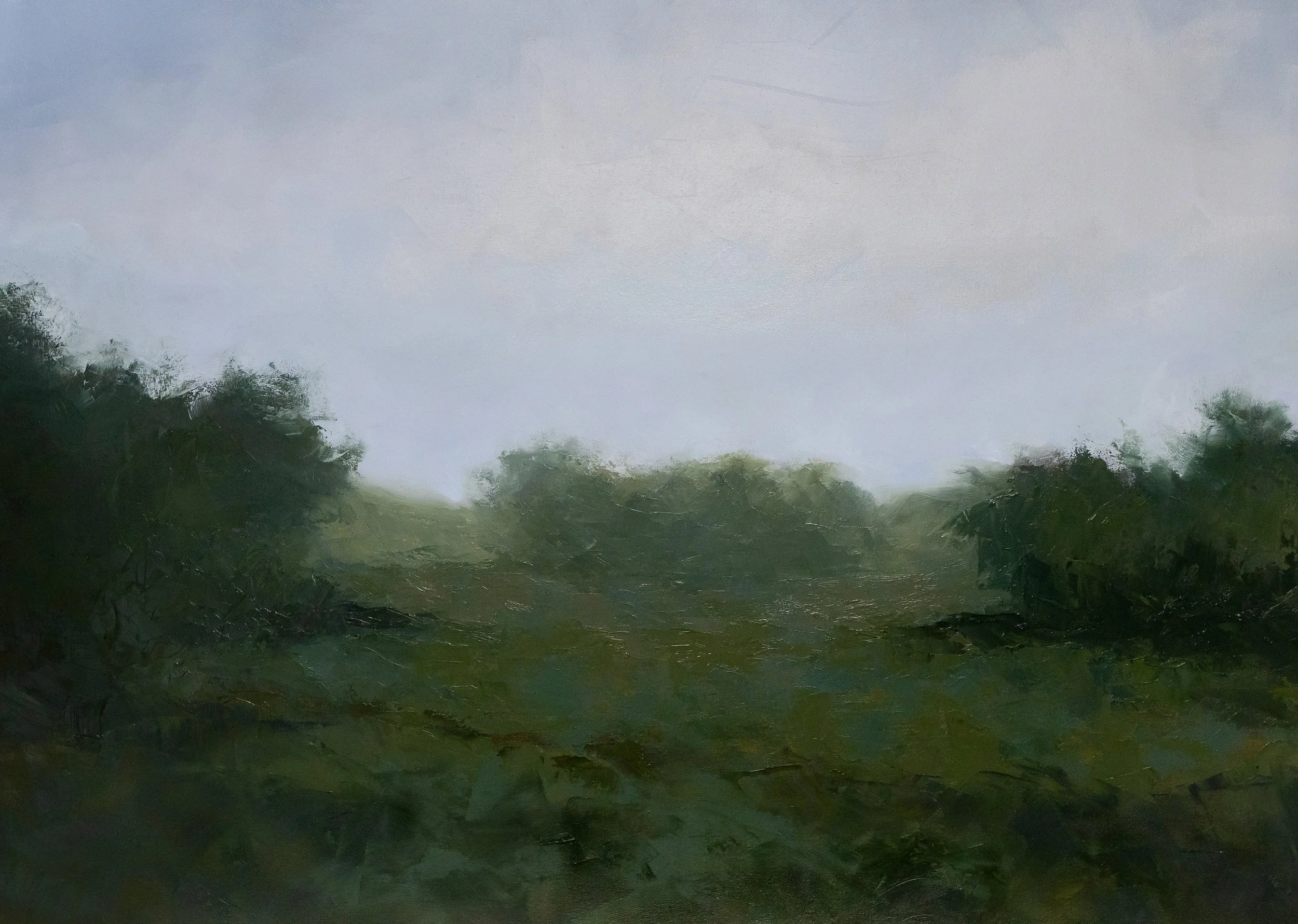 Cowfield, 45in x 30in, Oil on Canvas, 2026 - $750