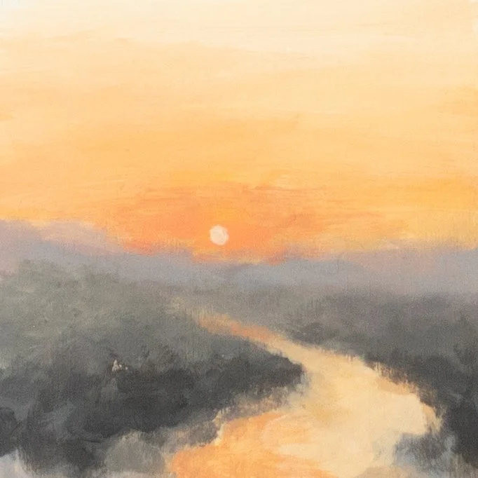 Bright Light, 4in x 4in, Acrylic on Panel, Summer 2026 - $35