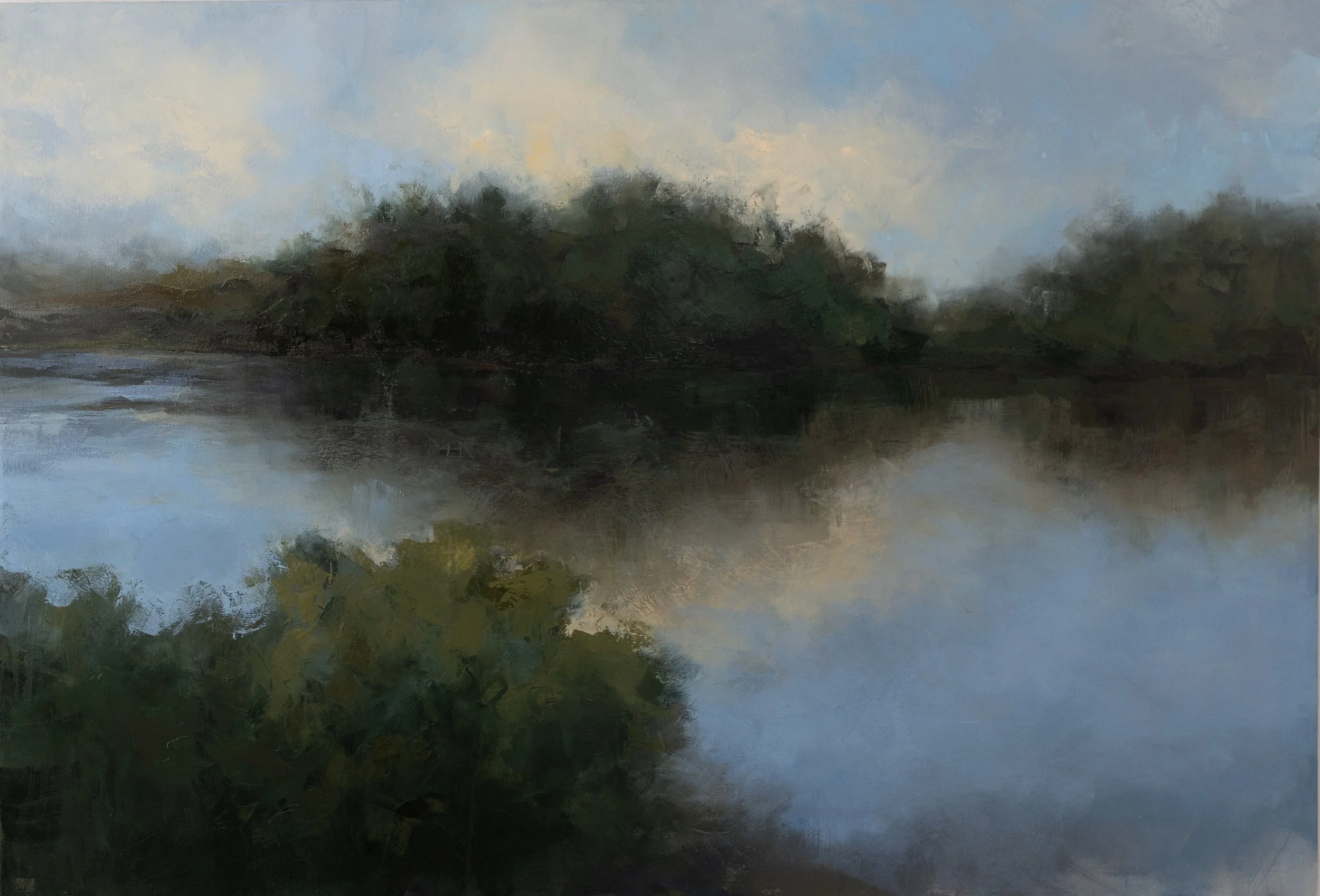 Mid-Morning, 50in x 34in, Oil on Canvas