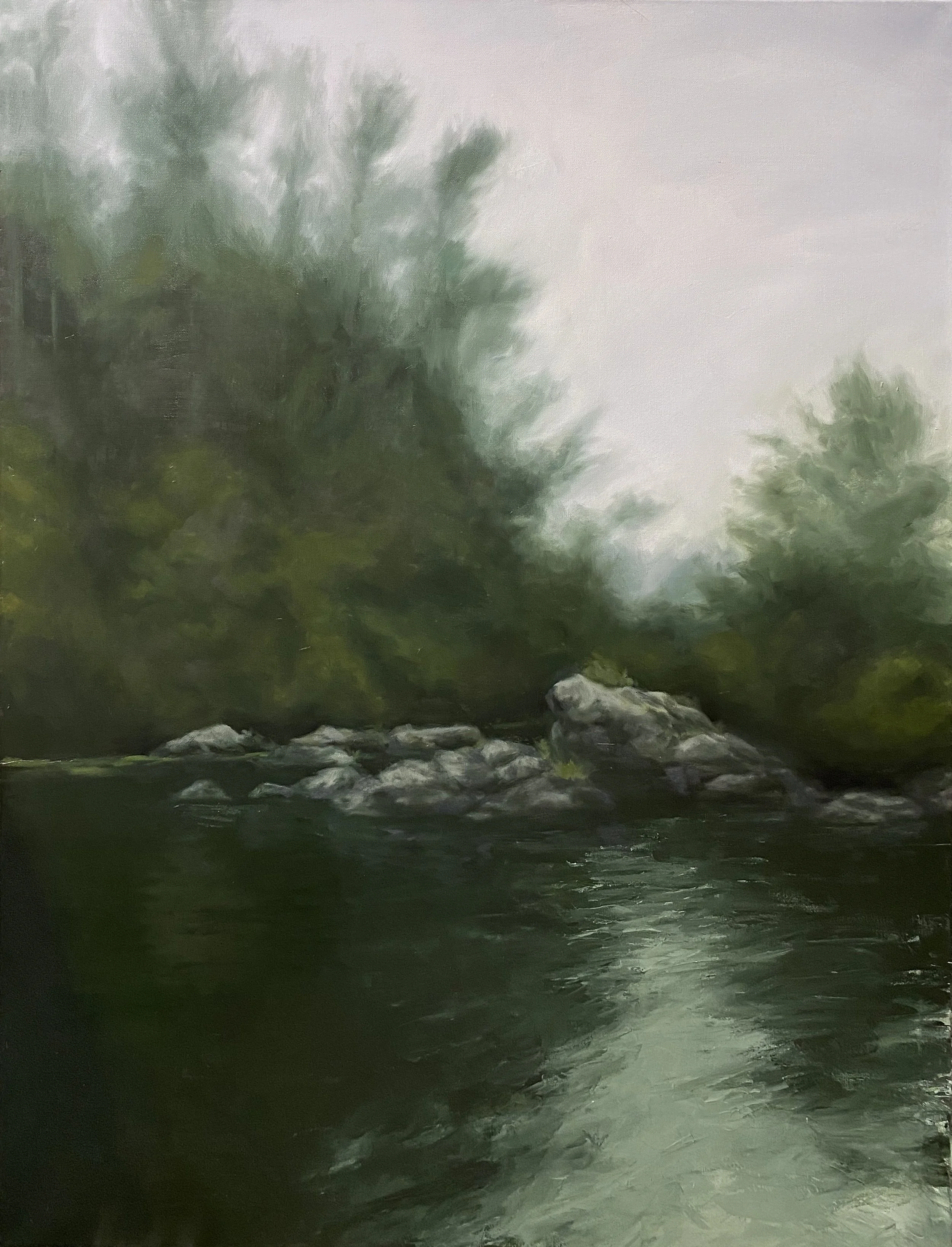 Otter Lake, 36in x 48in, Oil on Canvas