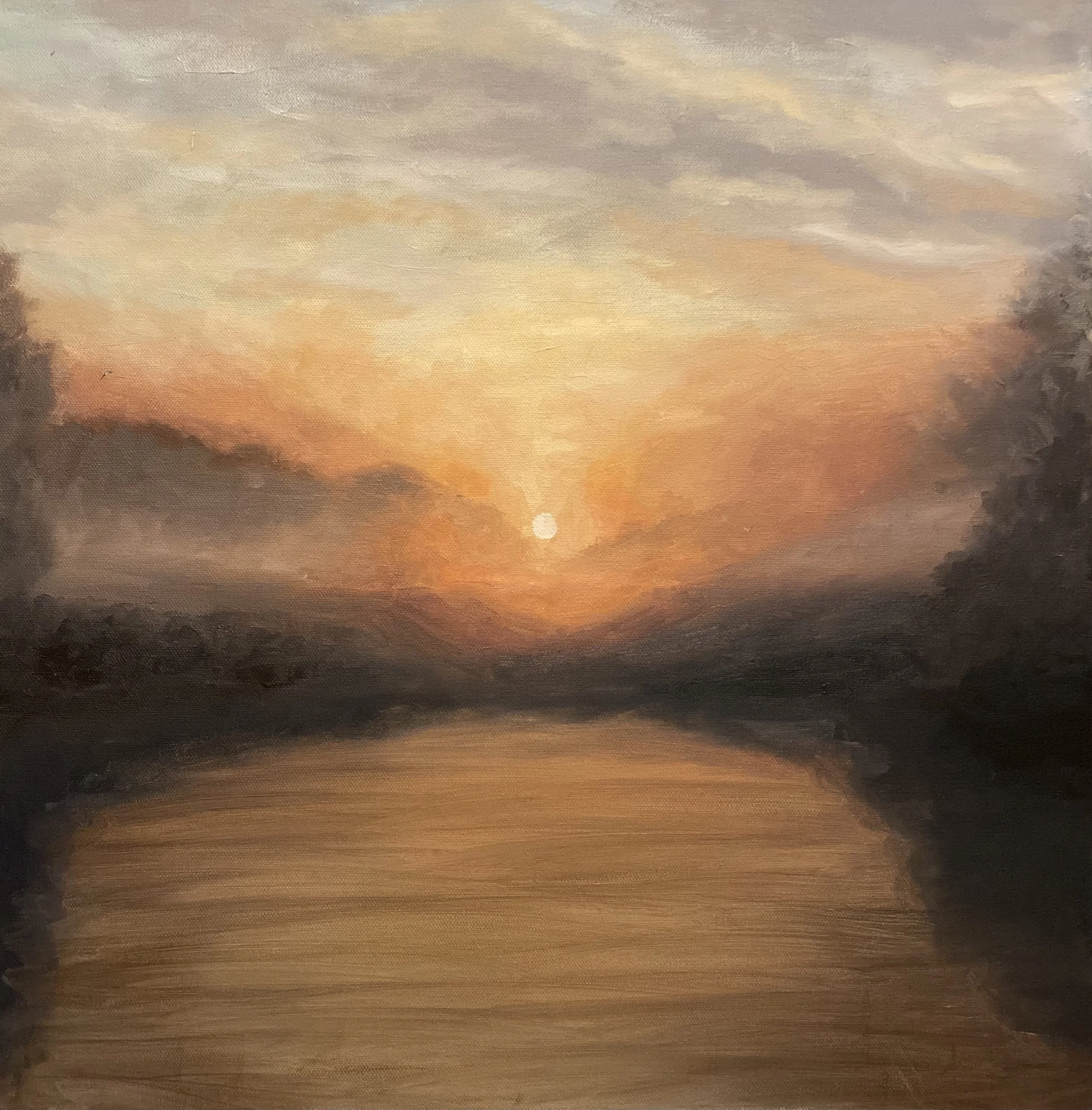 Dawn, 20in x 20in, Oil on Canvas, 2024 - $325

