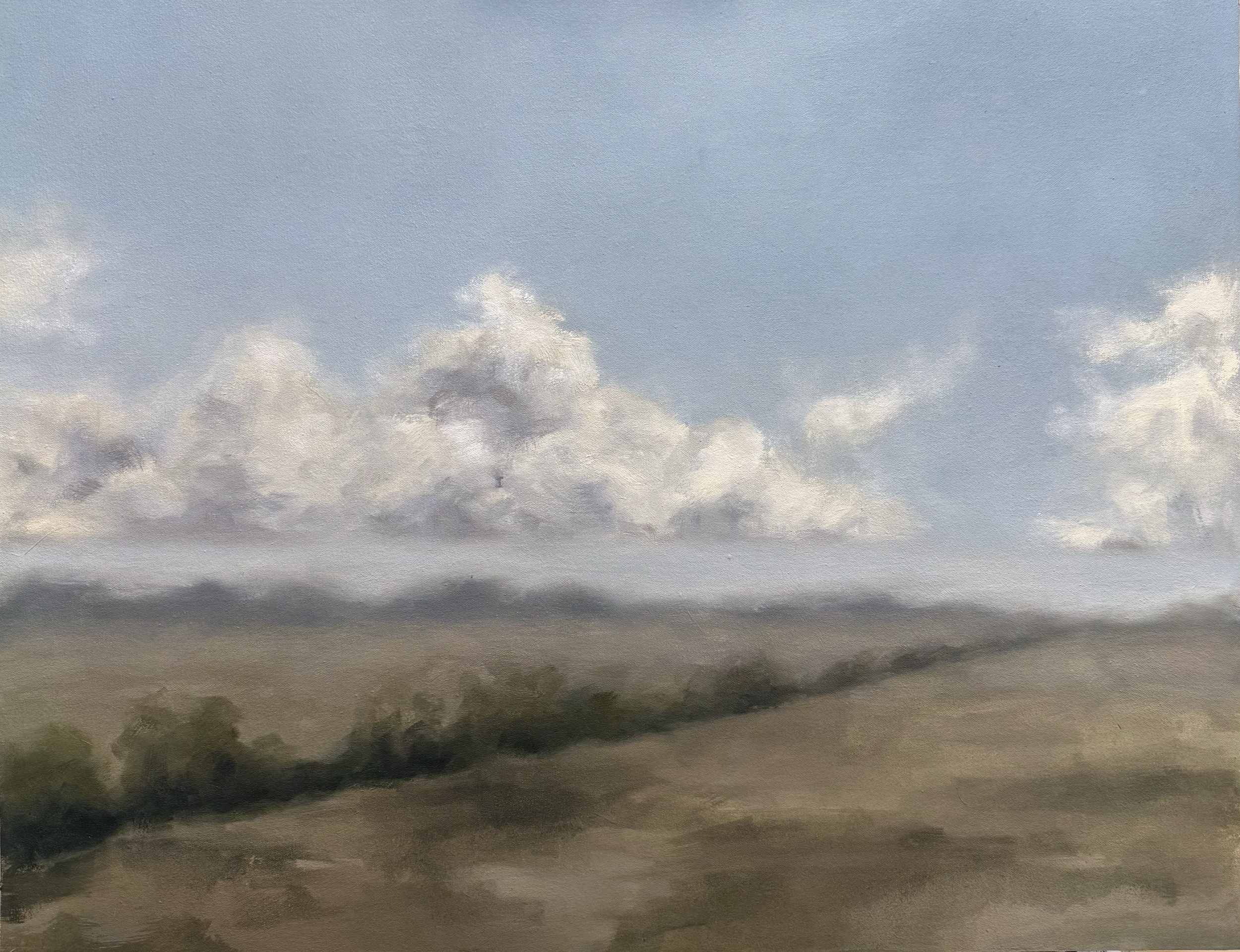 Throughline, 29.4in x 24in, Oil on Panel, 2026 - $450
