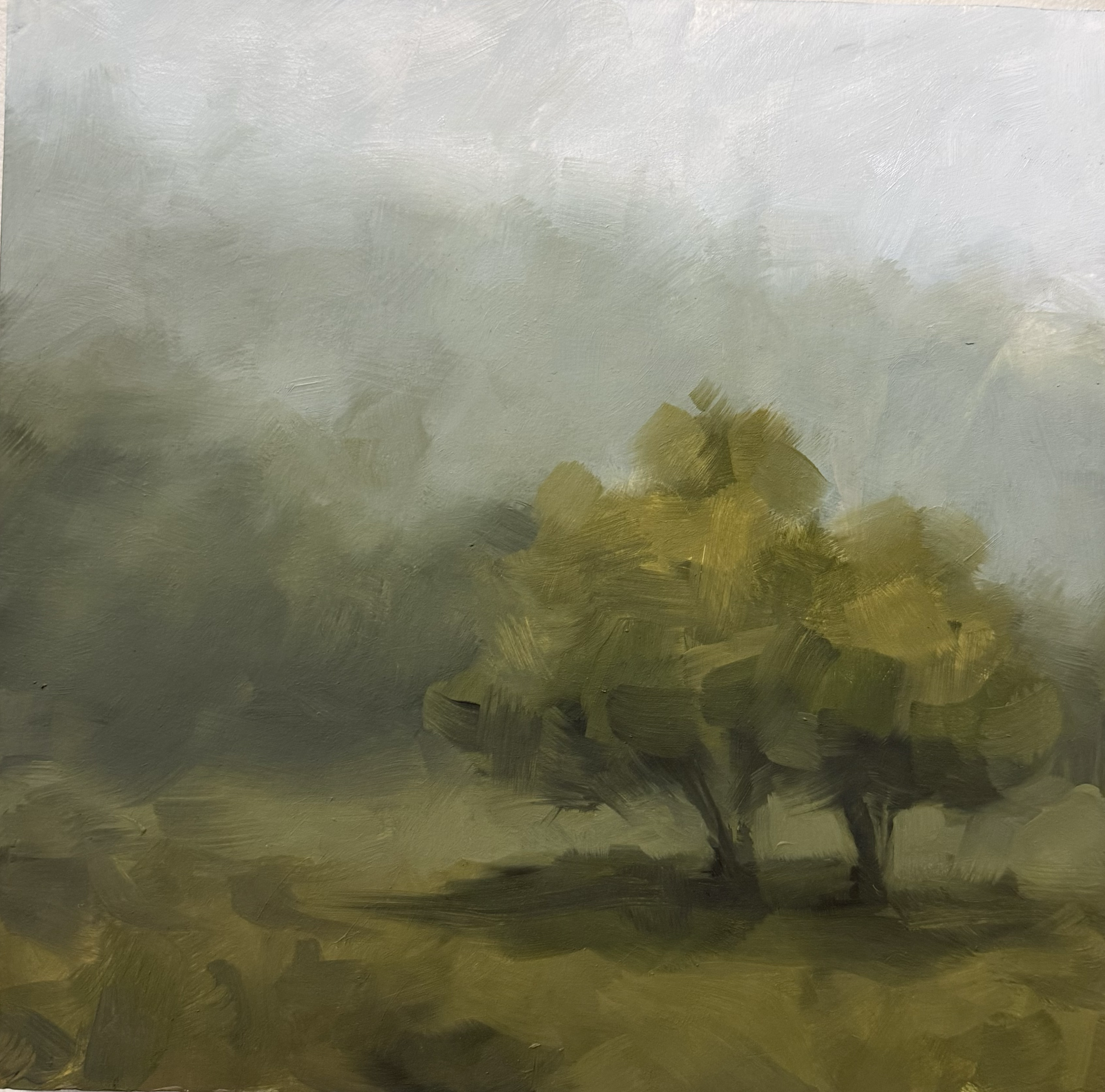 Restart, 8in x 8in, Oil on Panel