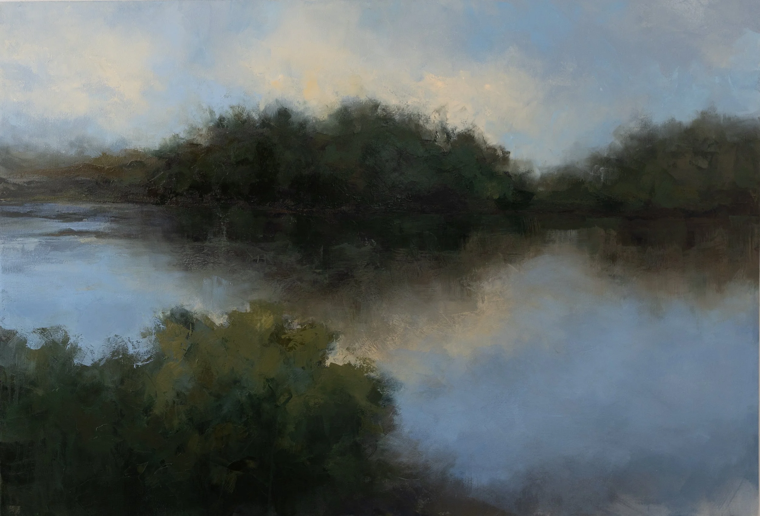 “Mid-Morning” 50in x 34in, Oil on Canvas