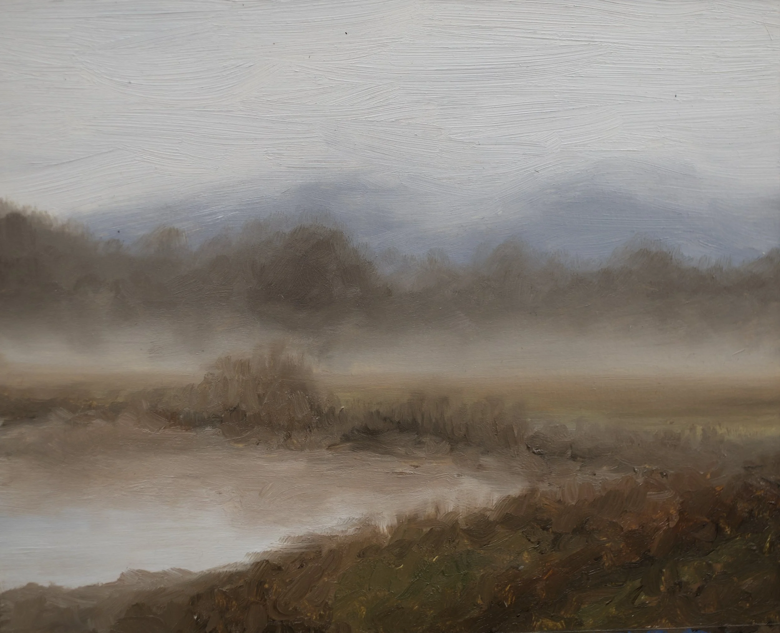 Rural Retreat #2, 6in x 4in, Oil on Panel