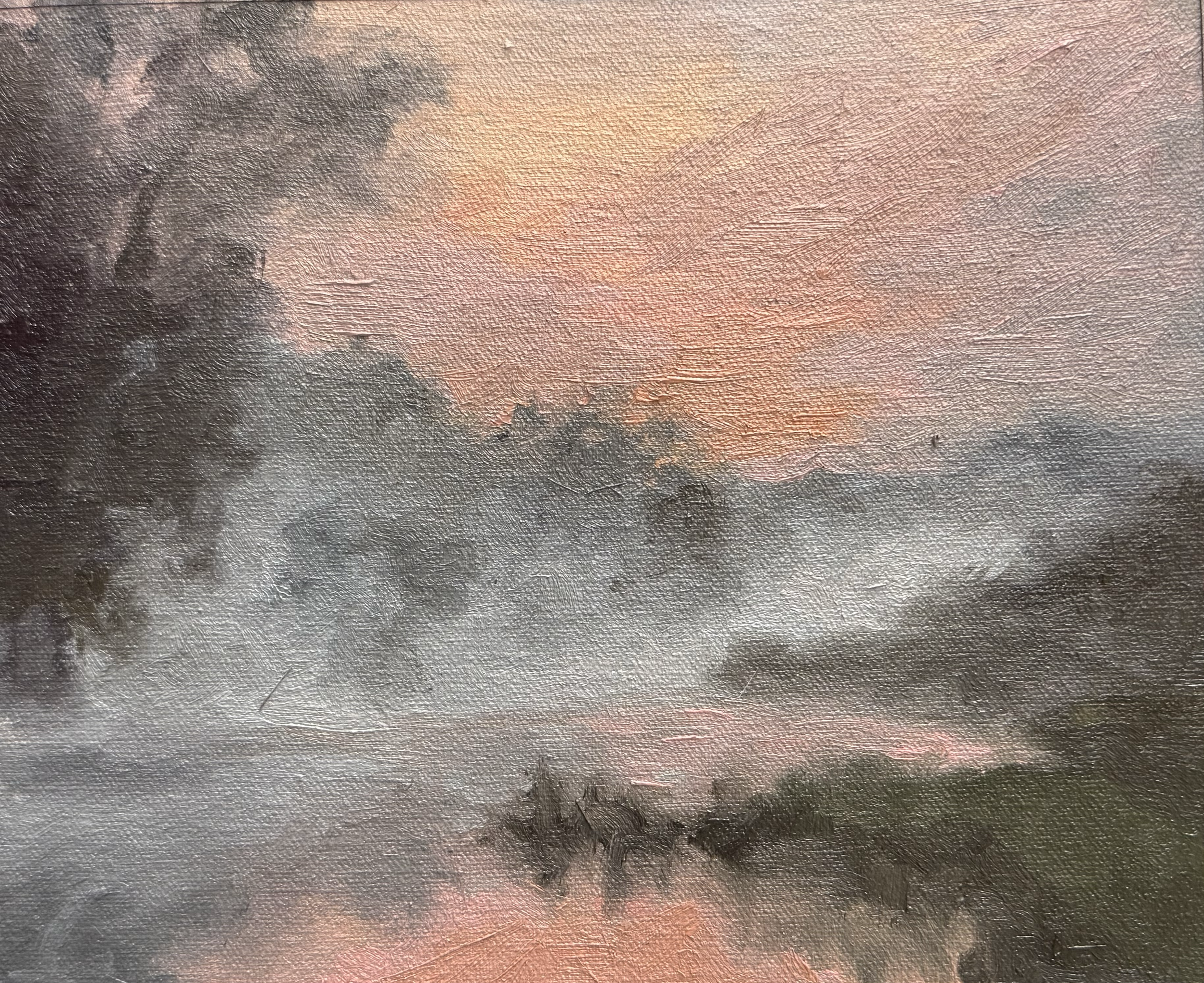 Early, 6in x 7in, Oil on Canvas