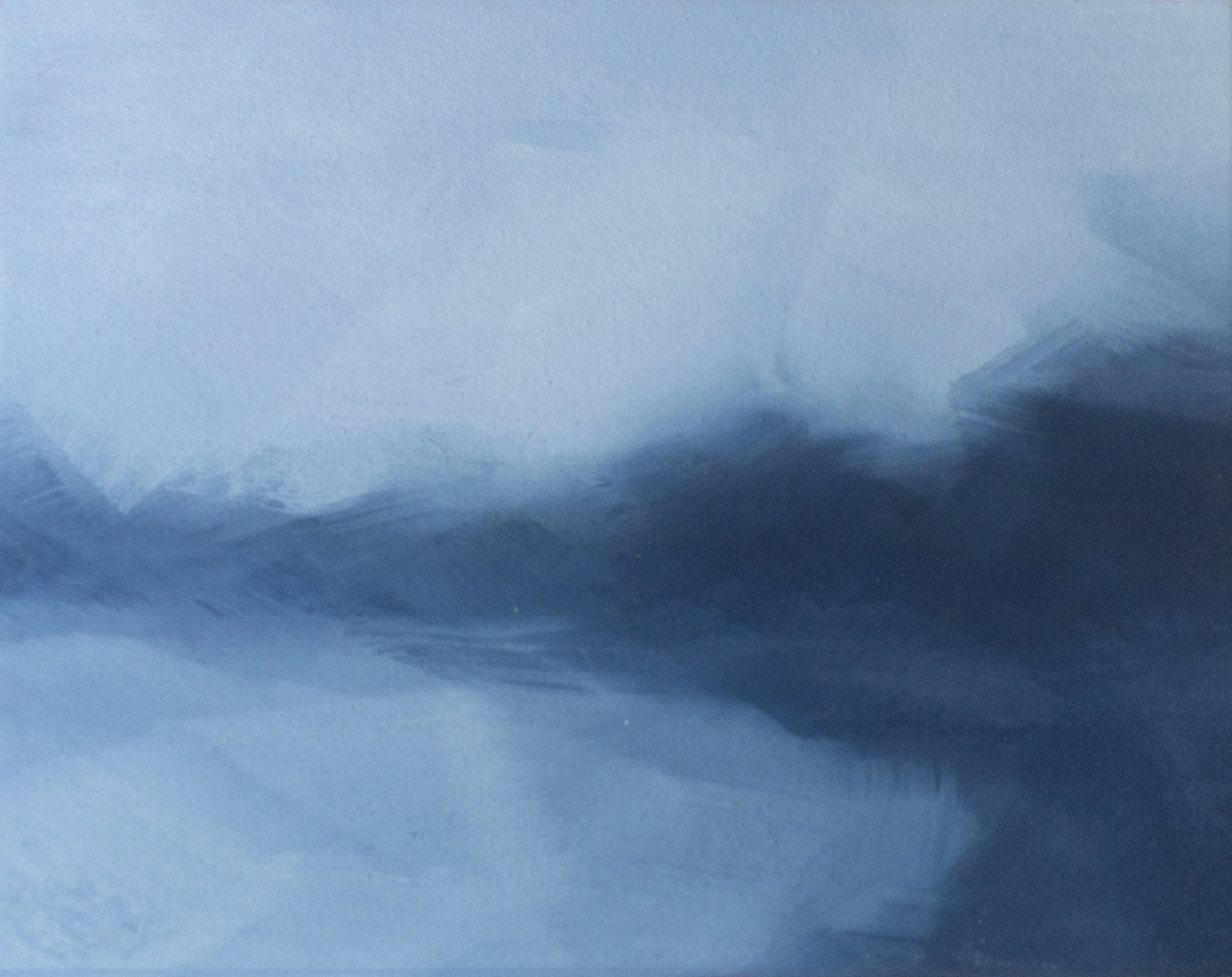Foggy & Blue, 11in x 14in, Oil on Canvas, Summer 2026 - $200