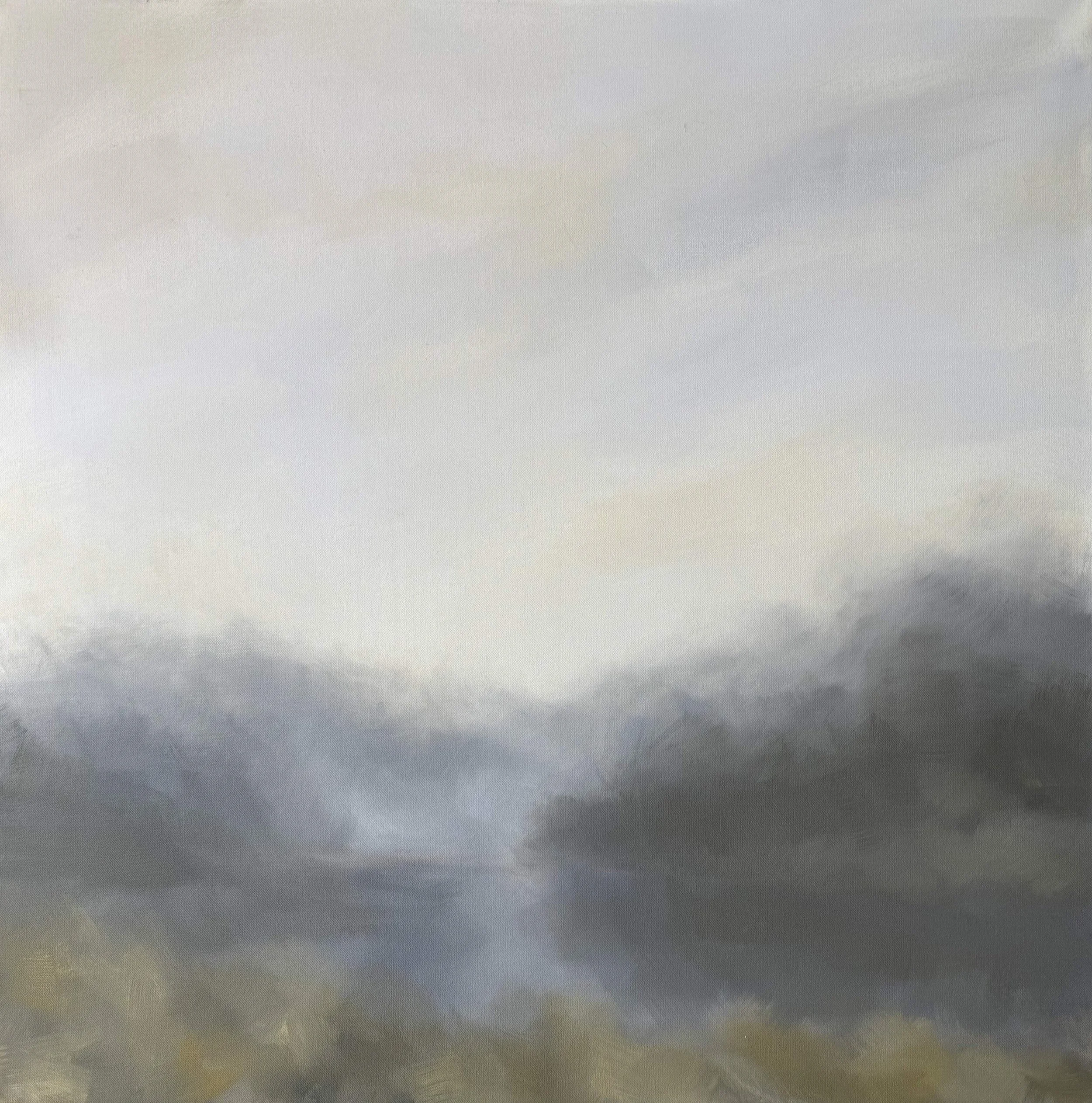 "Even the Birds are Cold" Oil on Canvas, 36in x 36in