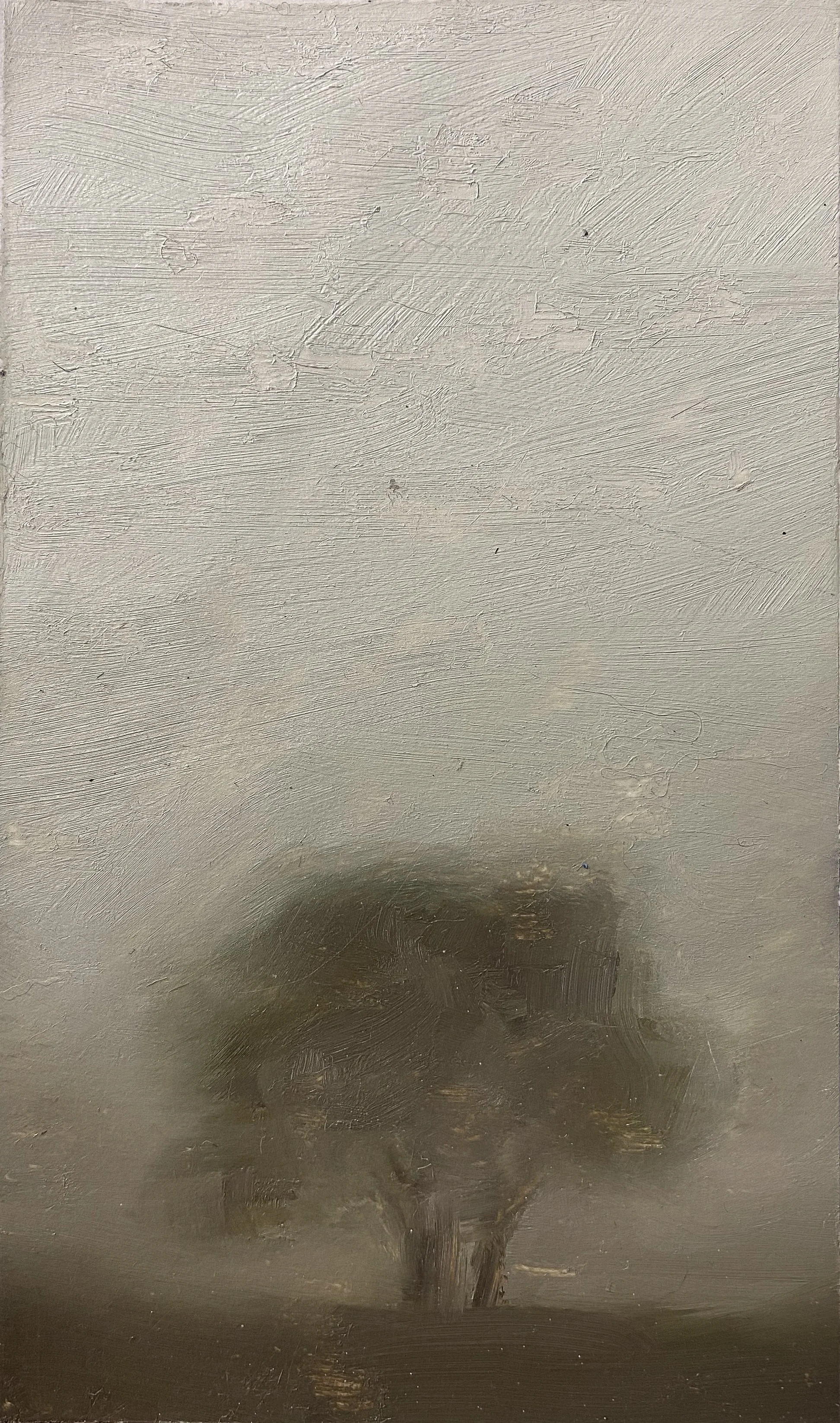 Tree Study #1, 3in x 6in, Oil on Paper