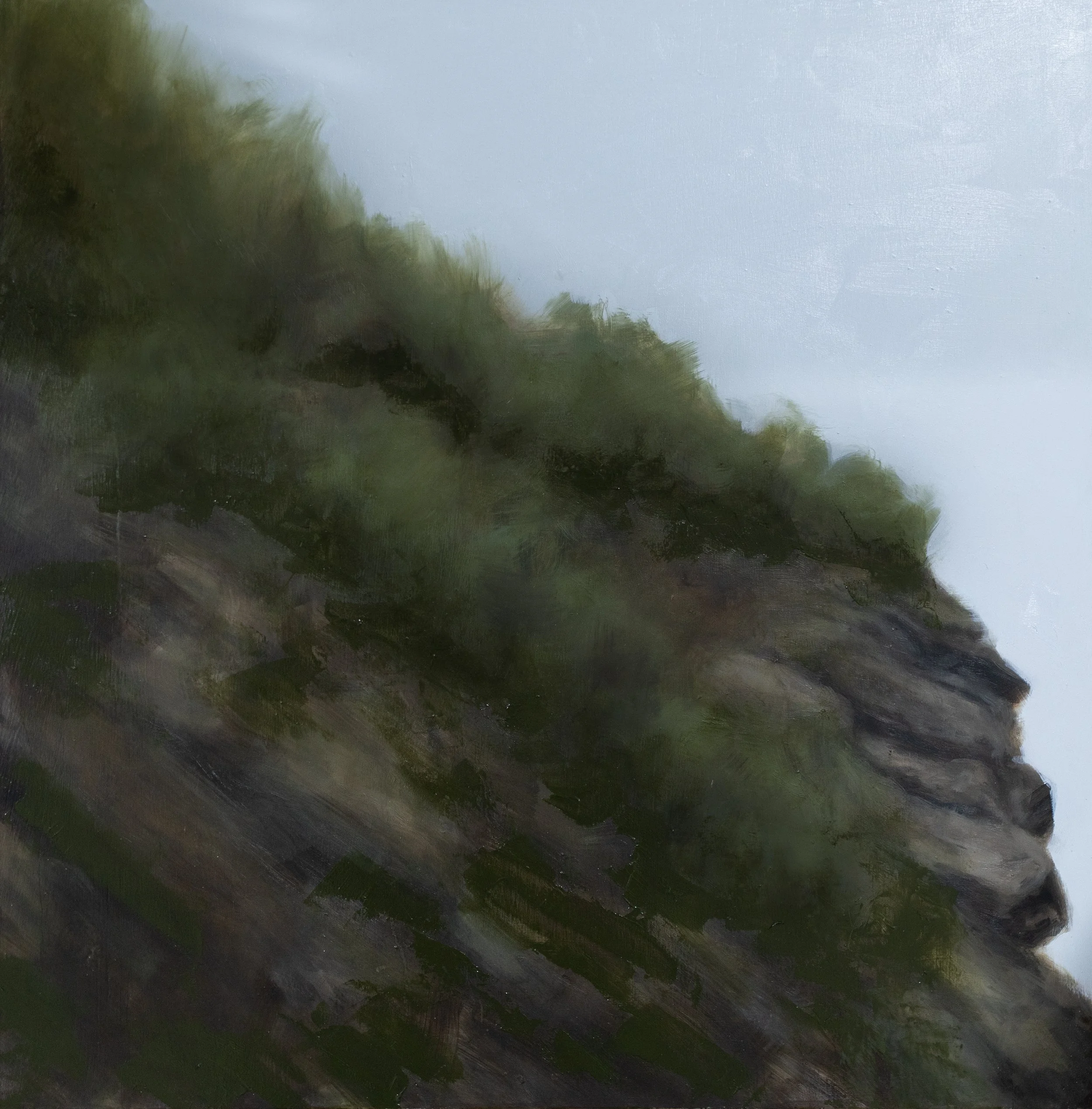 Cliffside, 24in x 24in, Oil on Panel @ Grazing Ground in Elk Creek, VA - $400