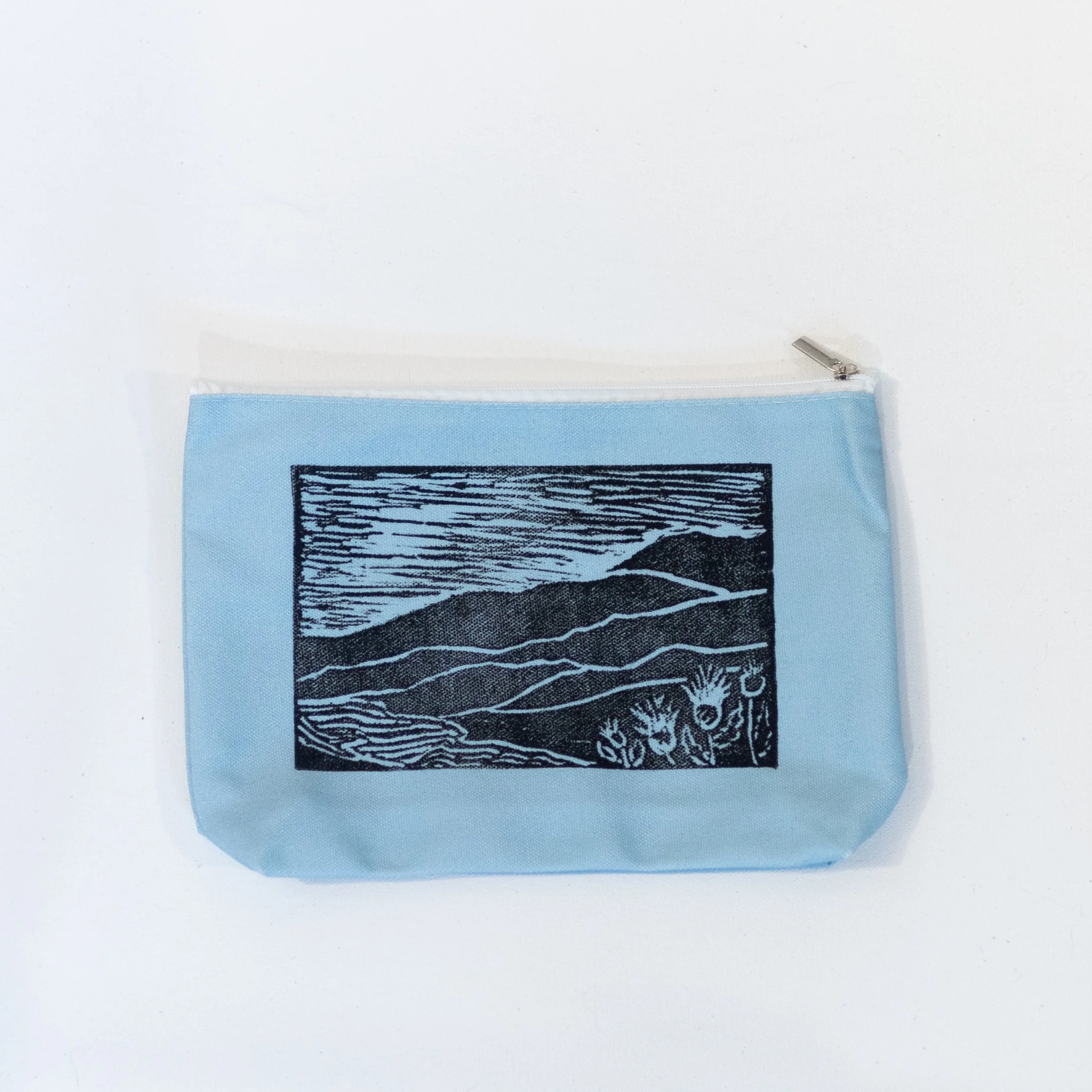 Thistle Fields (Blue) - 6in x 9in - 1 Available 