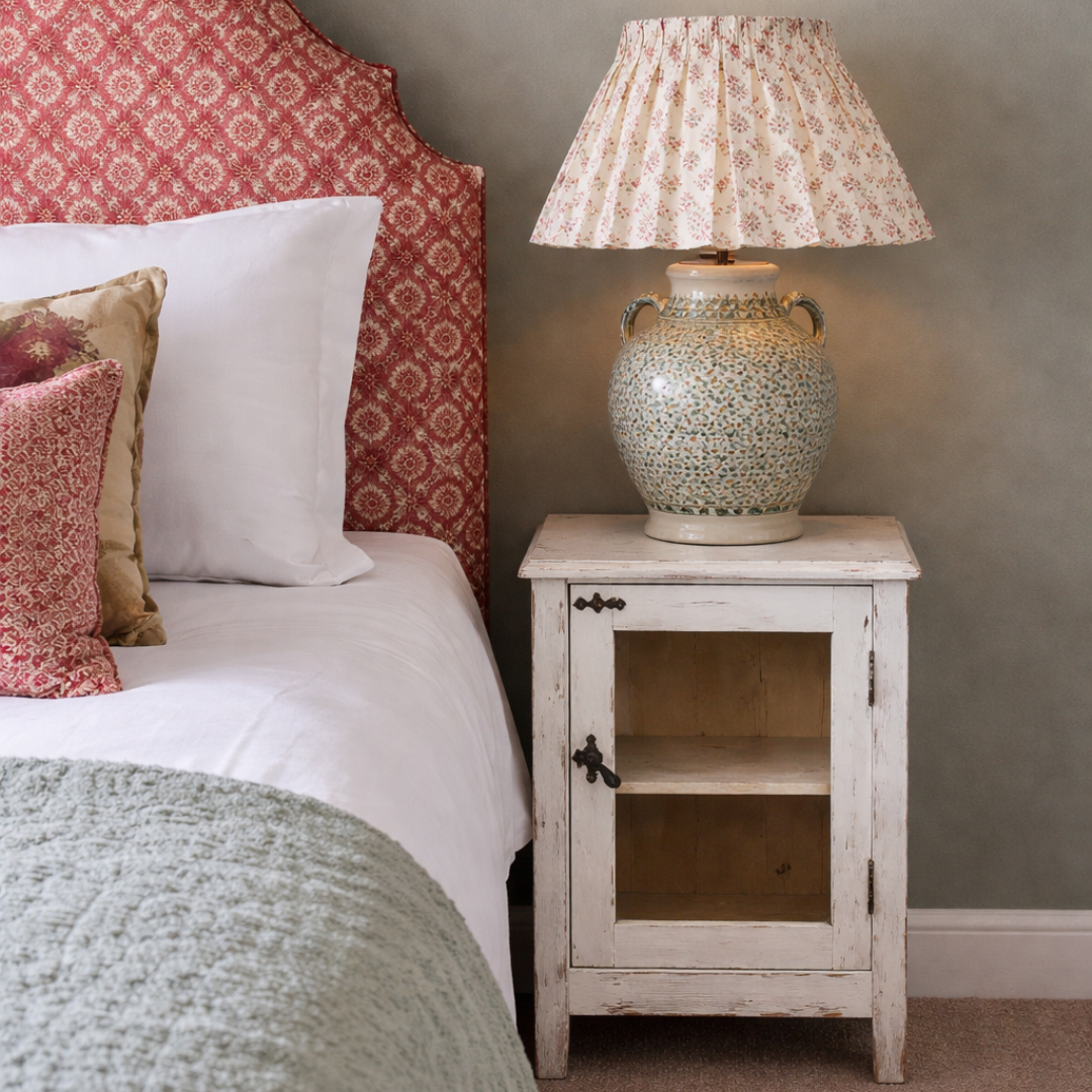 Vintage Farmhouse Bedside Table