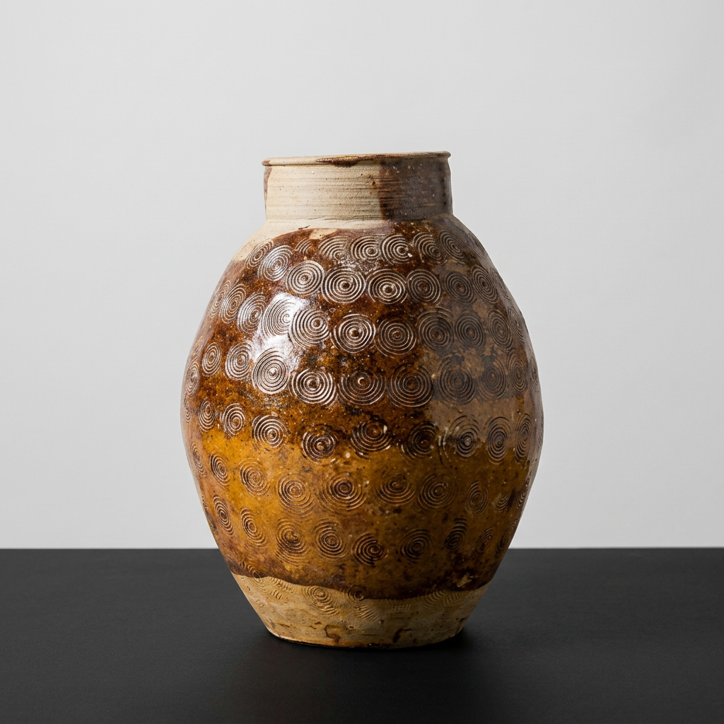 Vintage Glazed Chinese Vase.png