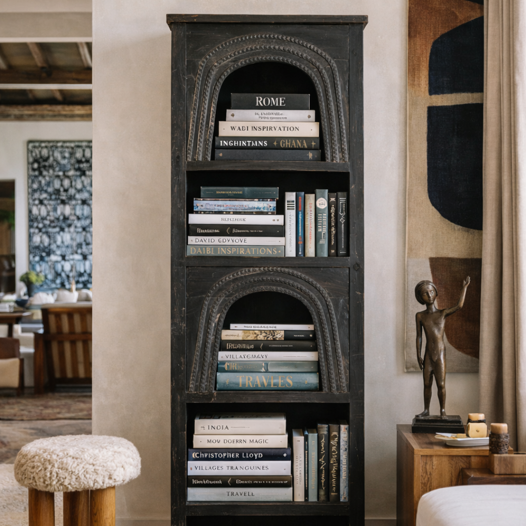 Vintage Indian Bookshelf