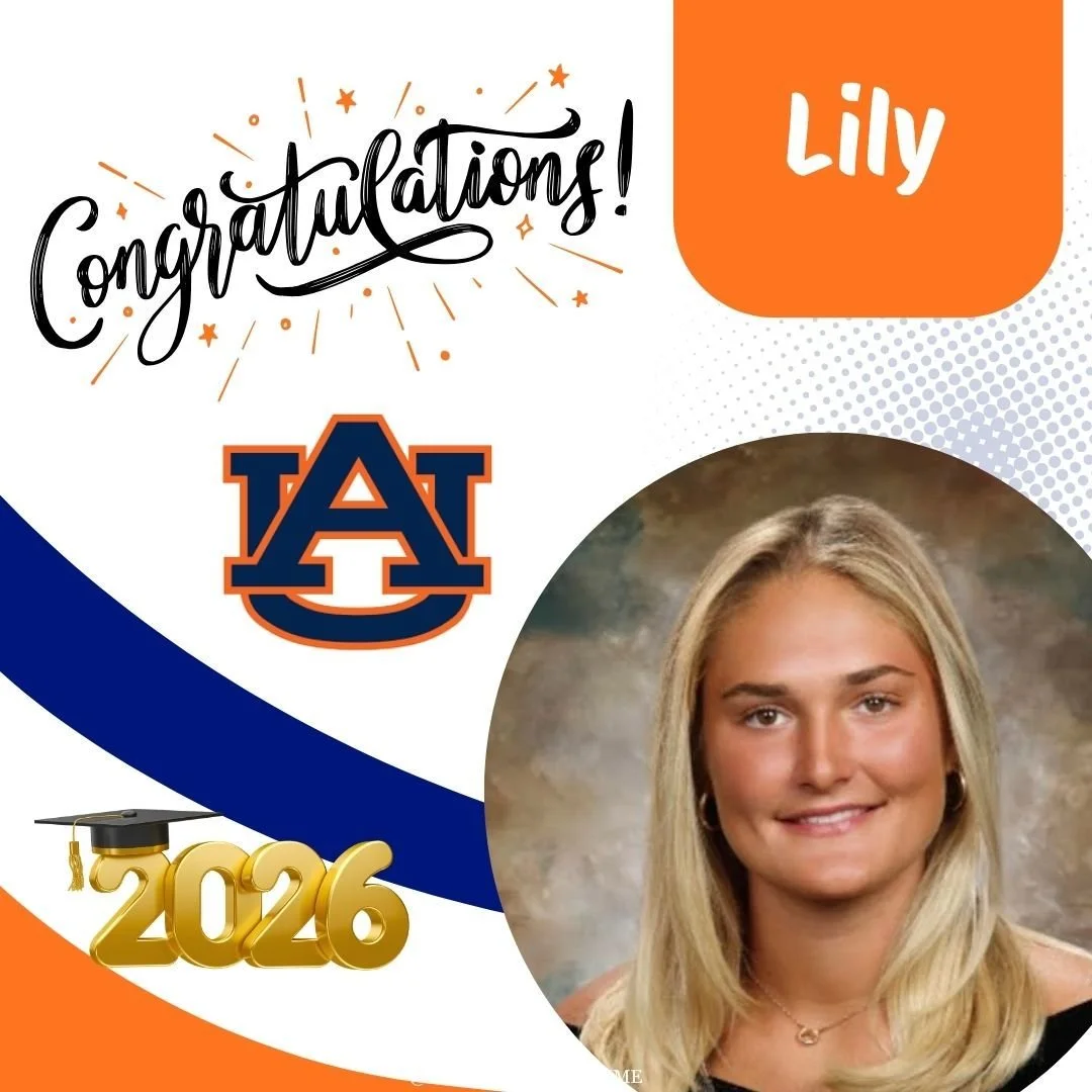 Congratulations, Lily! 🧡💙 From the moment she stepped on campus, Auburn had her heart-and honestly, Auburn has no idea how lucky they are. Sharp, driven, and compassionate, Lily is going to thrive. War Eagle! 🦅 #WarEagle #AuburnBound