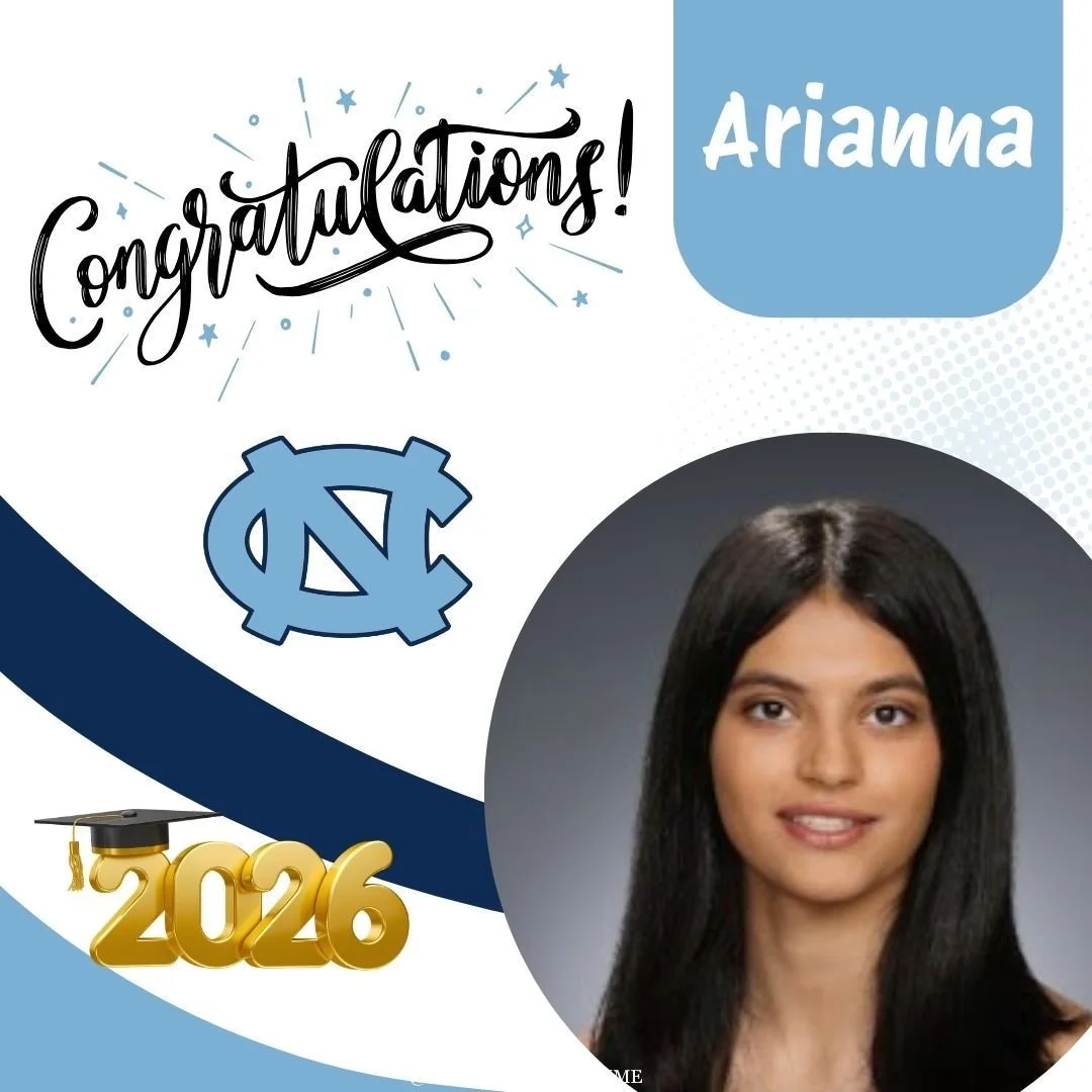Congratulations, Arianna! 🩵🤍 Some students stand out from the very beginning &mdash; Arianna is one of them. Fiercely dedicated, intellectually driven, and genuinely one of the most impressive young women I've had the pleasure of working with. Chap