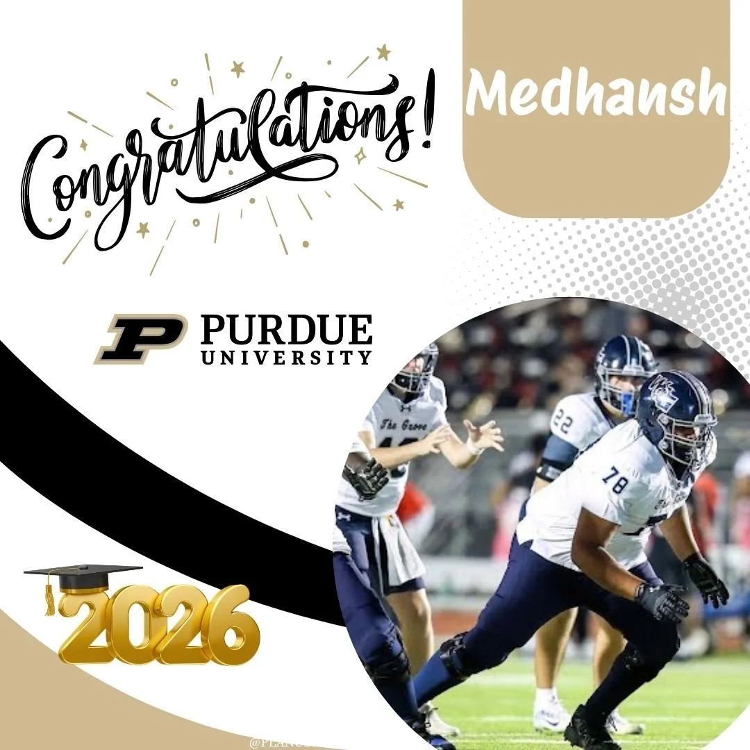 Congratulations, Medhansh! 🖤💛 Some students make an impression the moment you meet them, &amp; Medhansh is one of them. The same discipline, respect, and relentless drive he brings to athletics, he will bring to Purdue Finance. Boiler Up! #BoilerUp