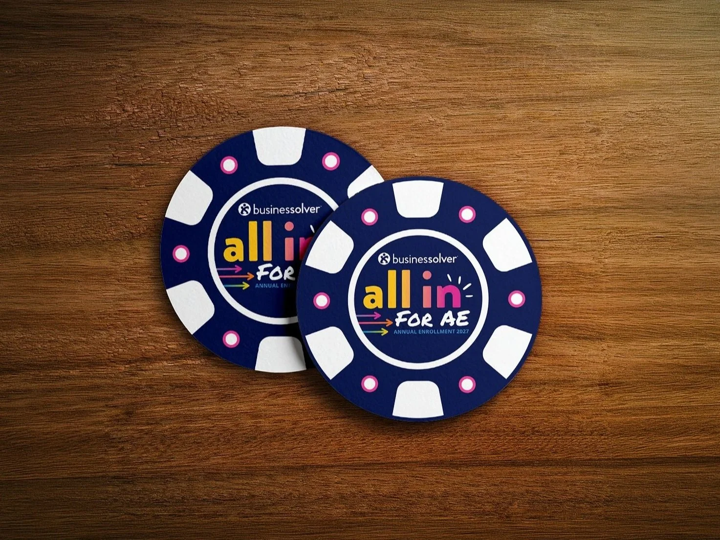 Annual Enrollment Client Engagement Campaign - Drink Coasters