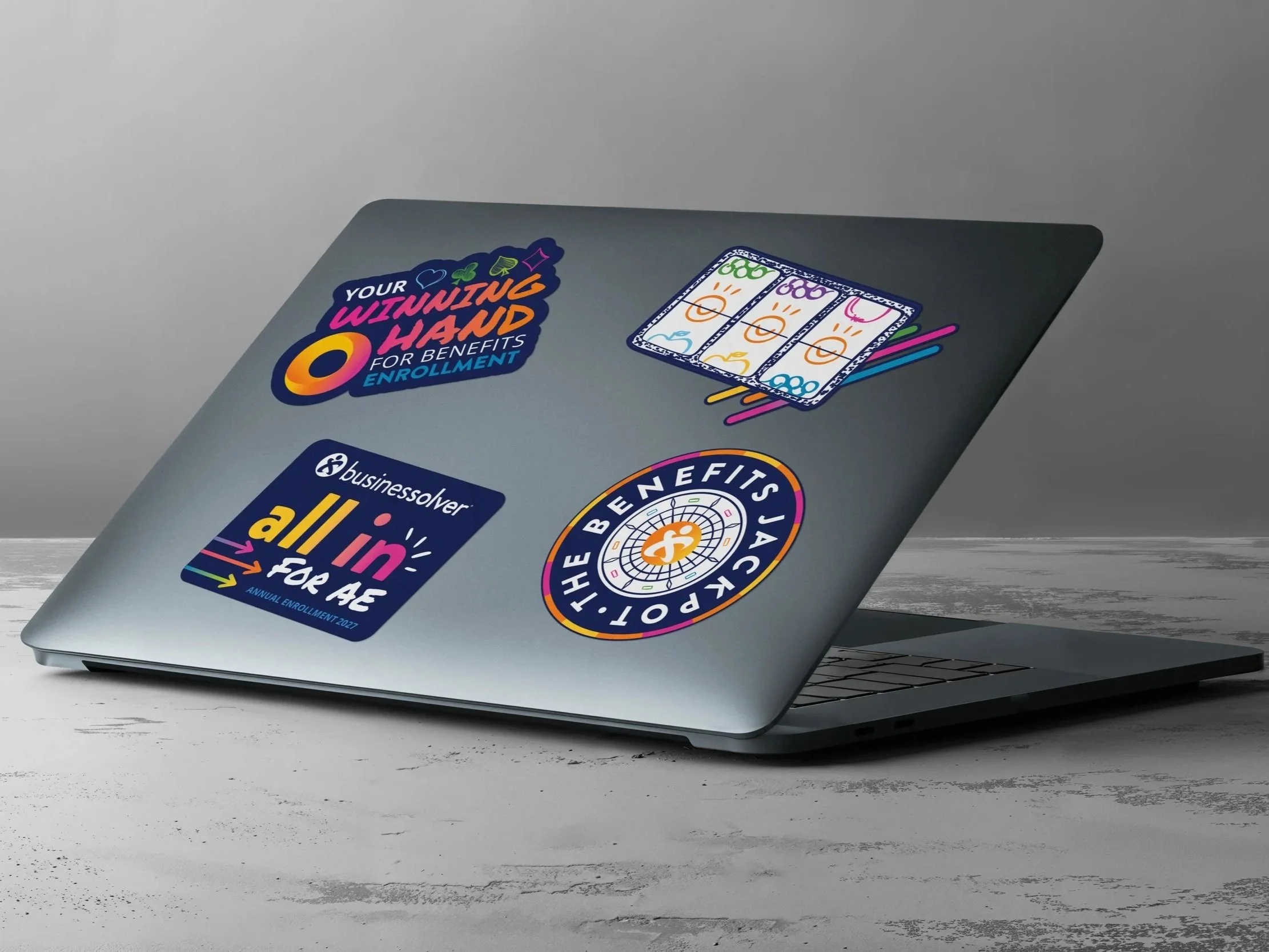 Annual Enrollment Client Engagement Campaign - Promotional Stickers
