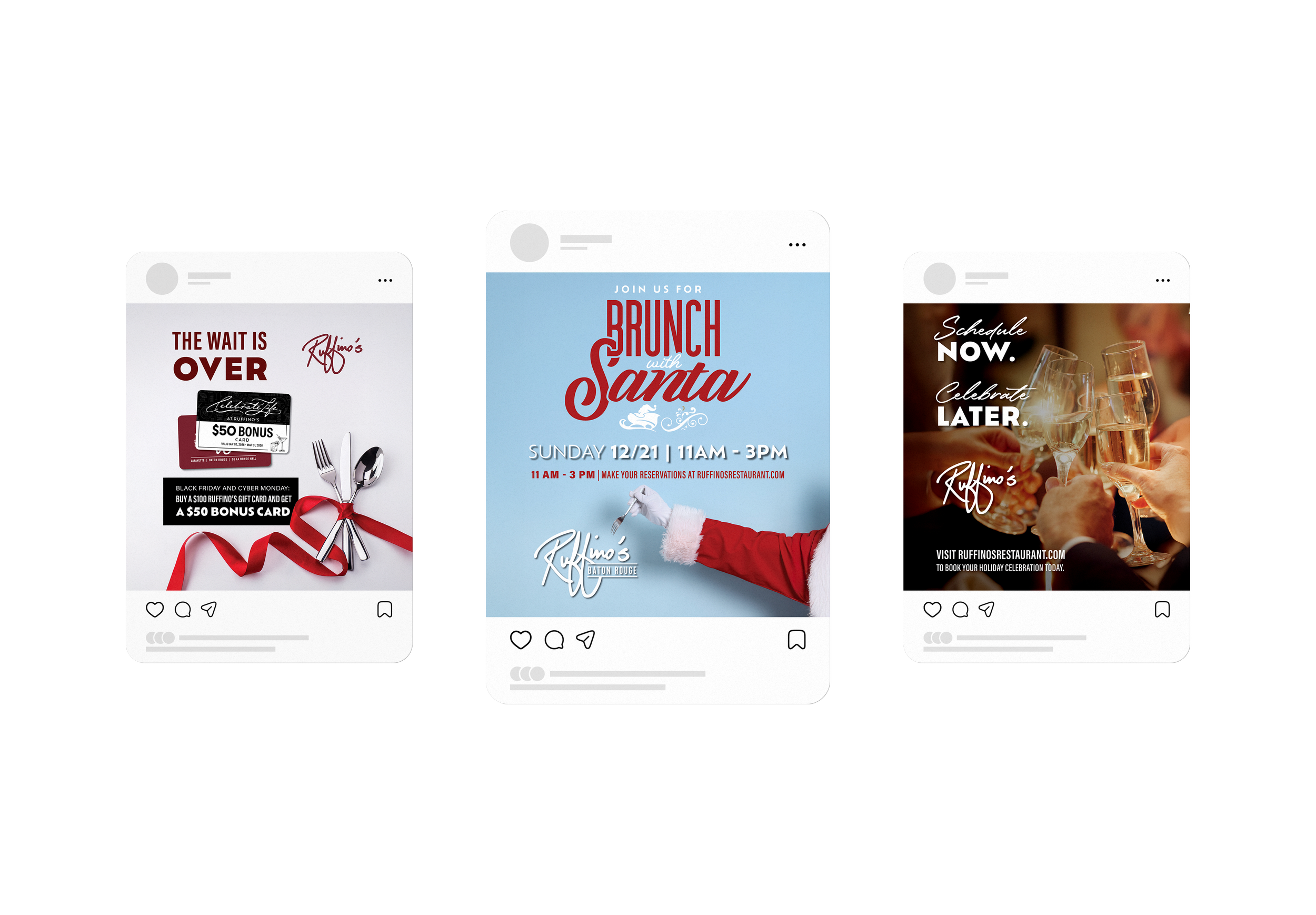 Holiday Organic Social Media Posts