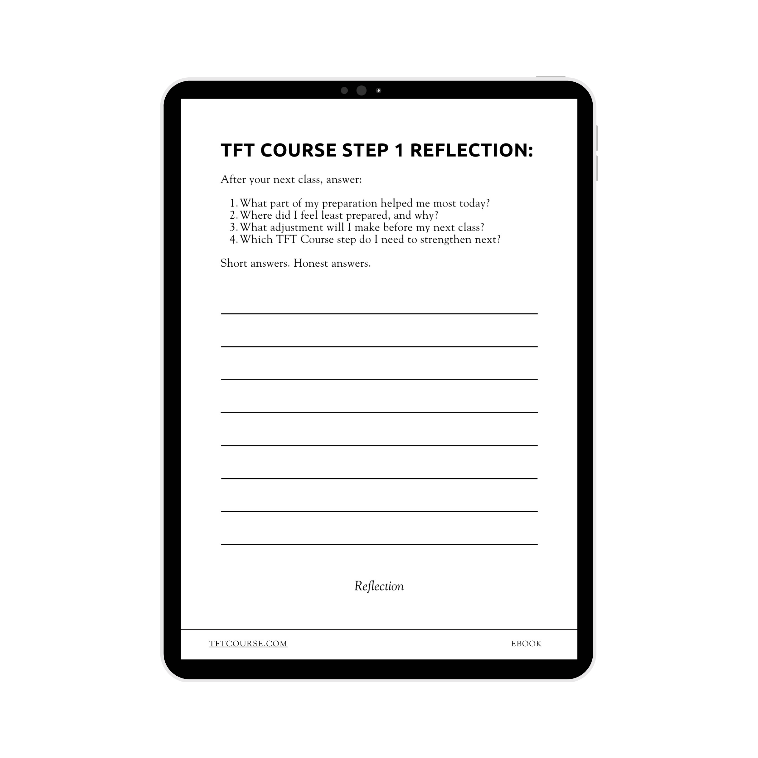 TFT Course Reflection.png