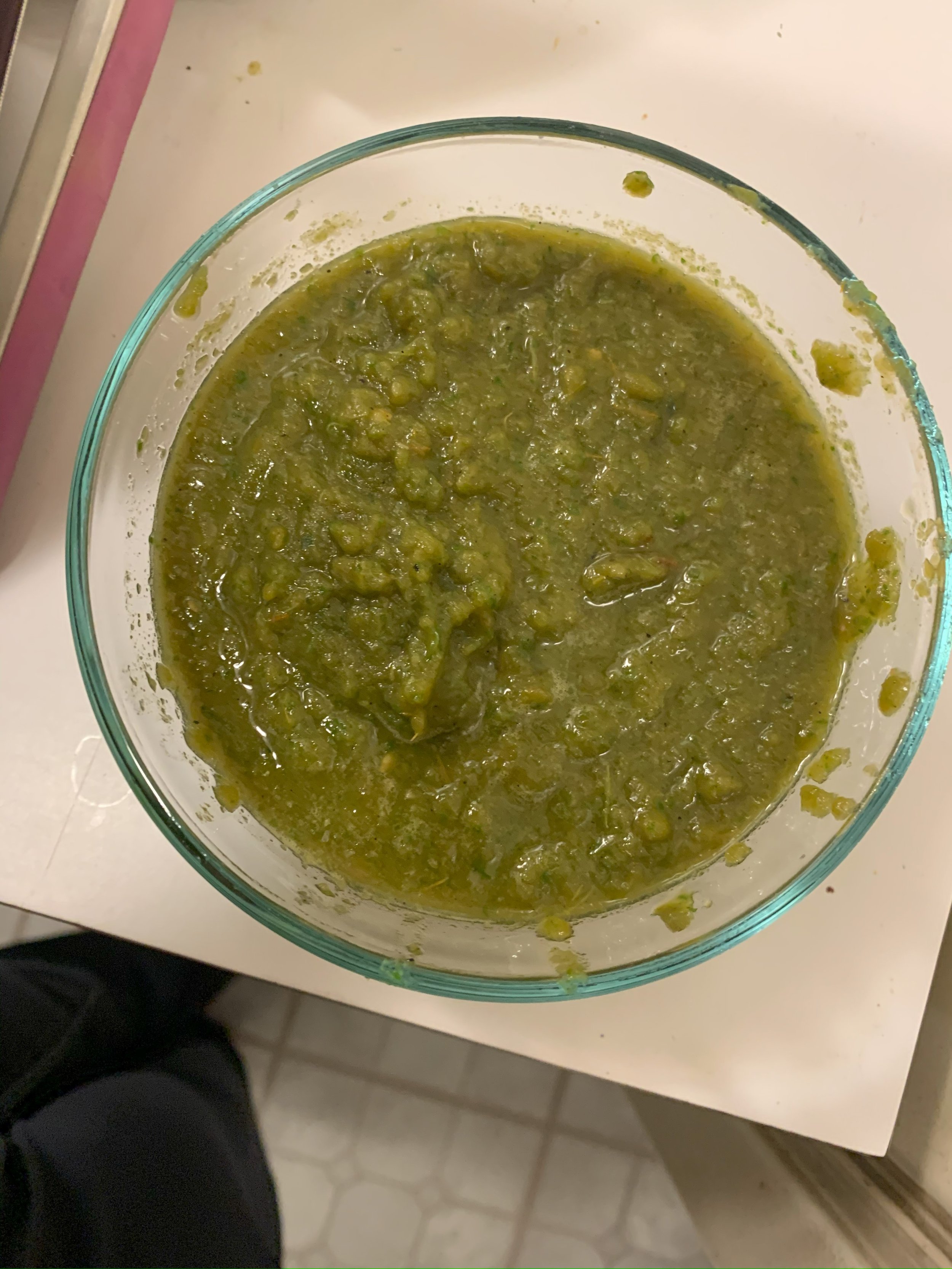 Cilantro lime salsa verde