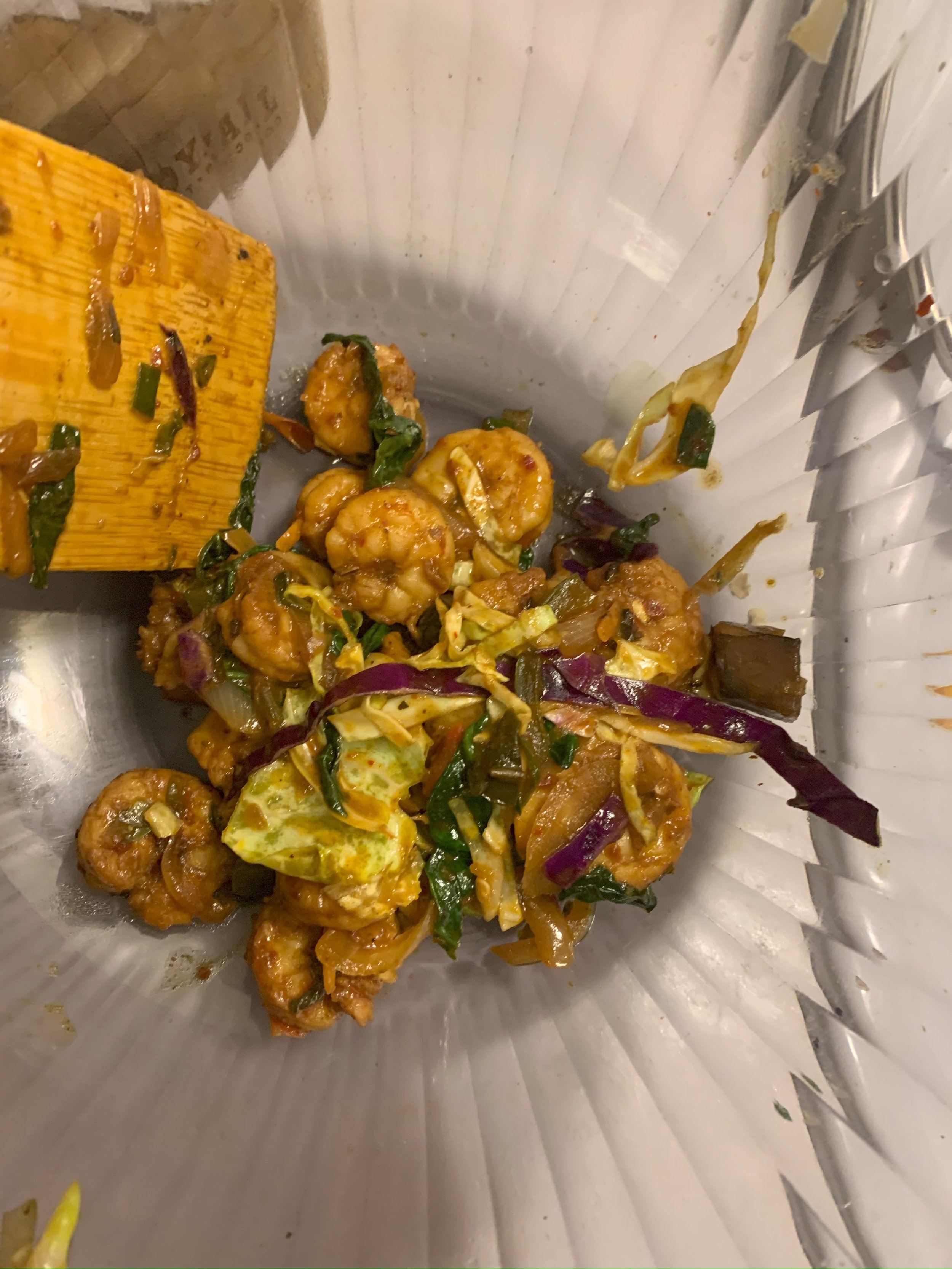 Shrimp stir fry