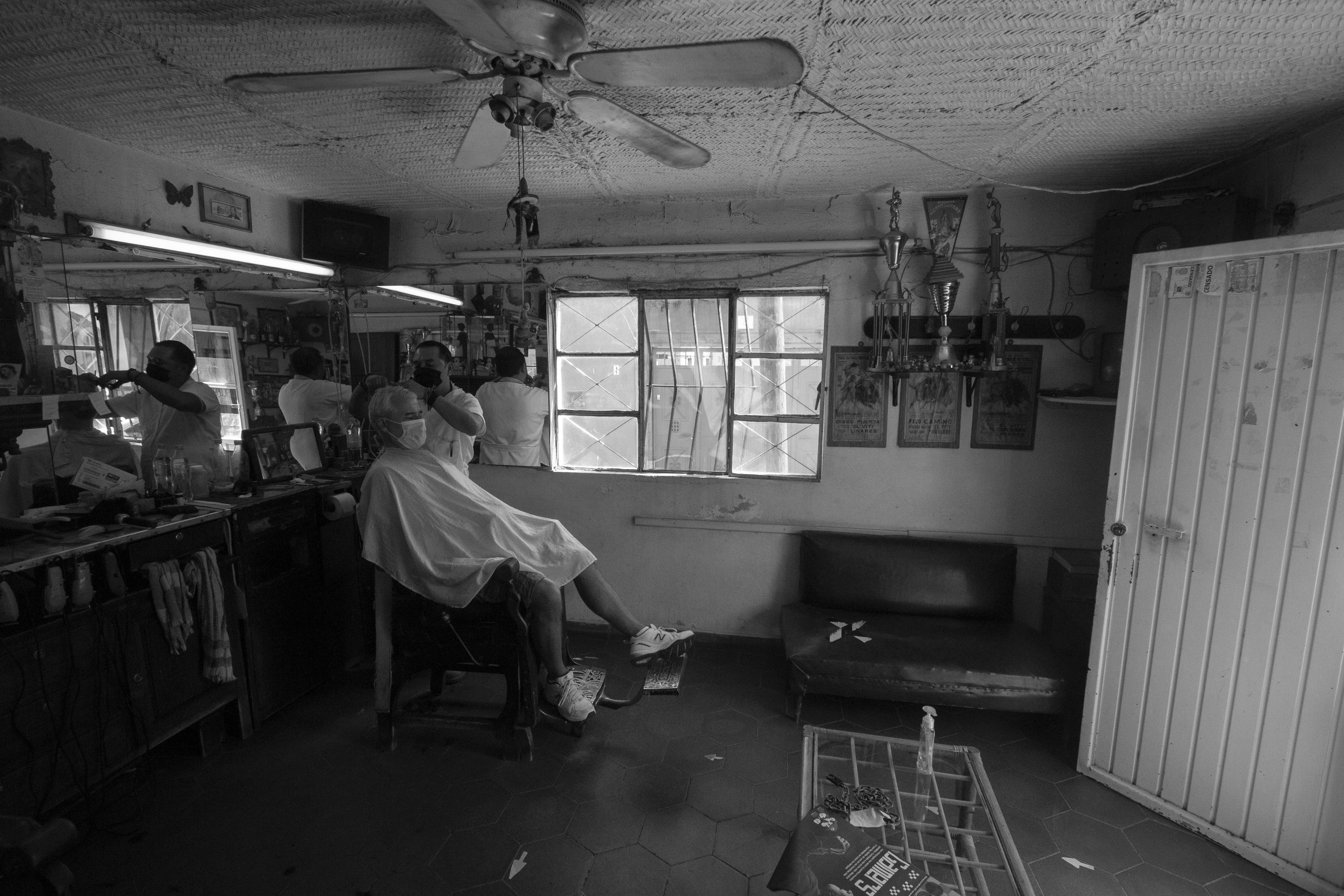 Barber shop in San Miguel de Allende.| Credit: Reynaldo Cruz Diaz