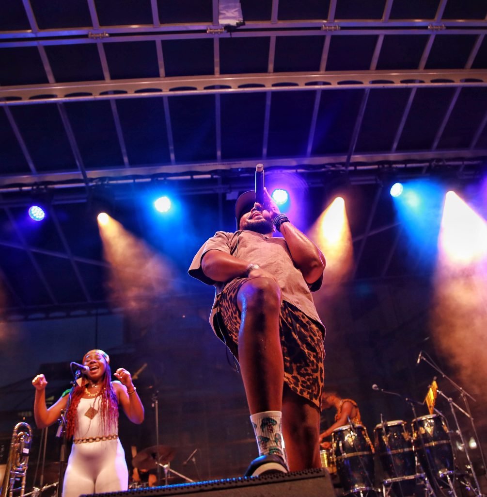 Cuban band Cimafunk holding a concert in Hartford, CT.| Credit: Reynaldo Cruz Diaz