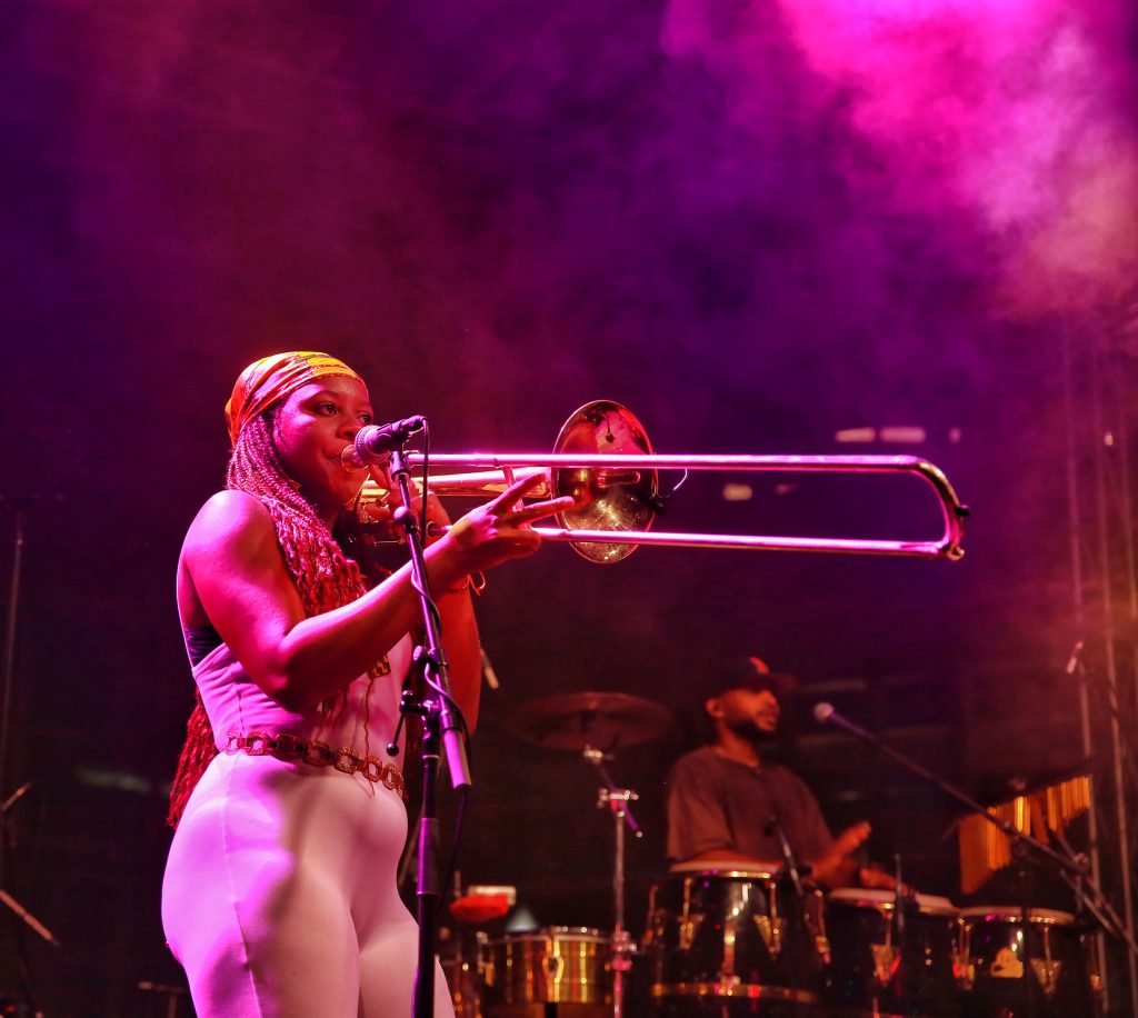 Cuban band Cimafunk holding a concert in Hartford, CT.| Credit: Reynaldo Cruz Diaz