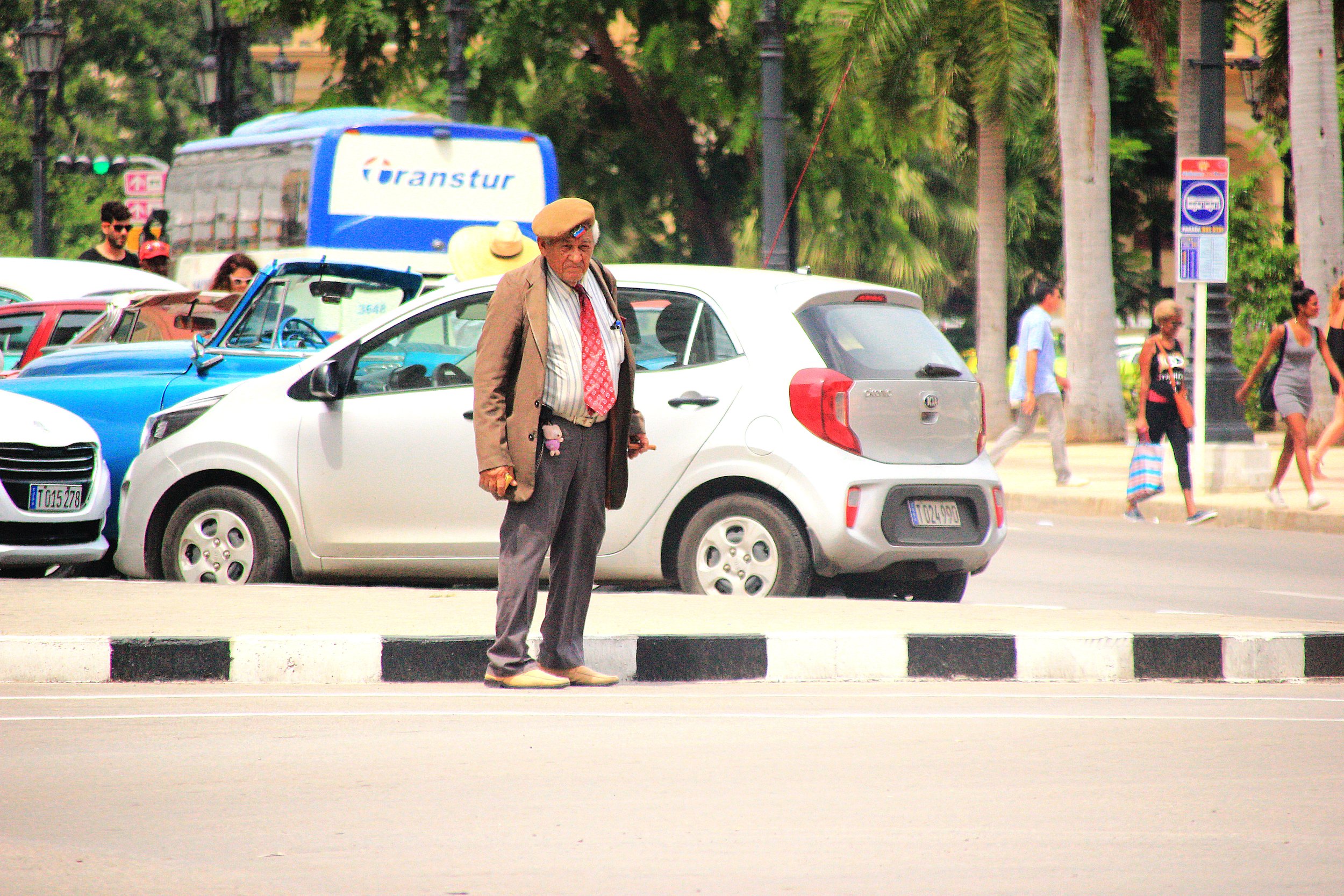 I saw this old man once, took the picture and never saw him again. The destiny of the elderly in Cuba is always uncertain.| Credit: Reynaldo Cruz Diaz