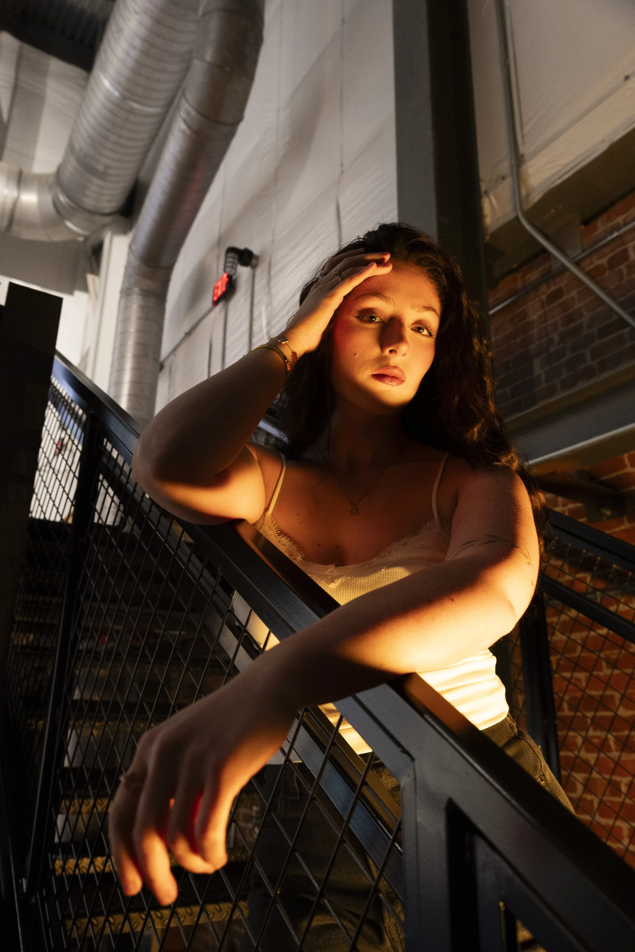 Model @victoria.prapopulos poses during the #ConnecticutSlam in Winsted. | Credit: Reynaldo Cruz Diaz