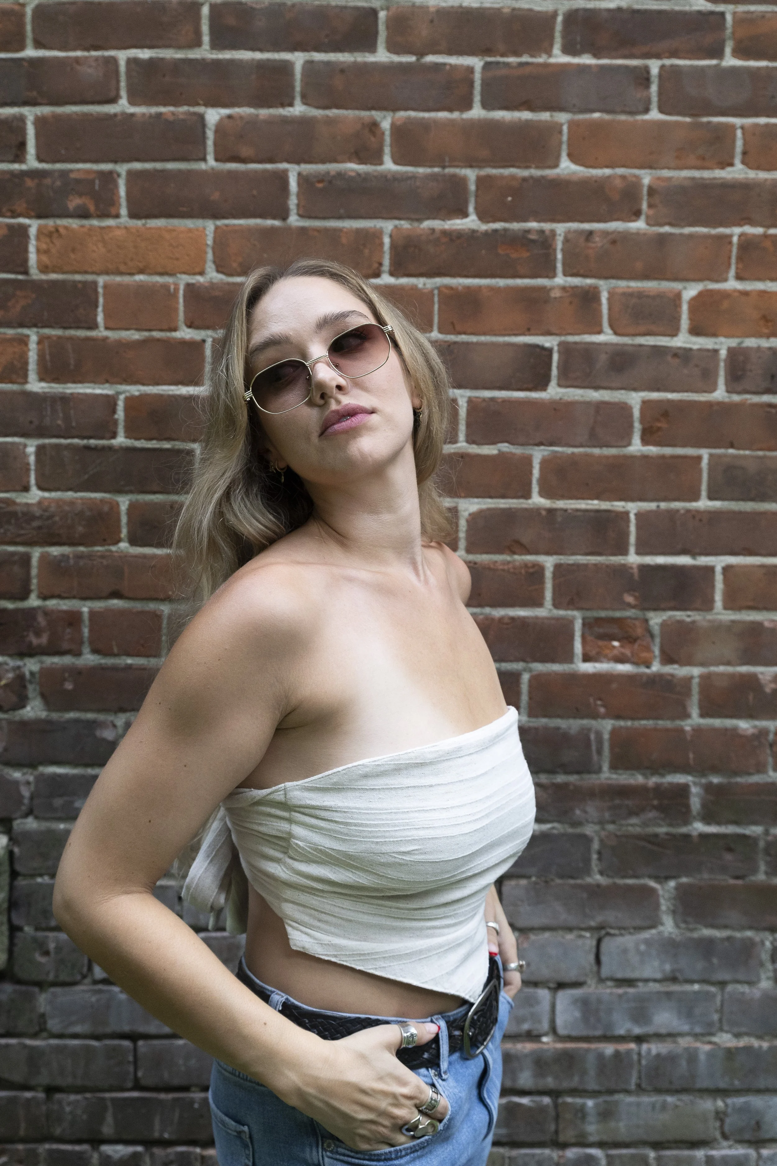 Model @ca_ssandraa poses during the #ConnecticutSlam in Winsted. | Credit: Reynaldo Cruz Diaz